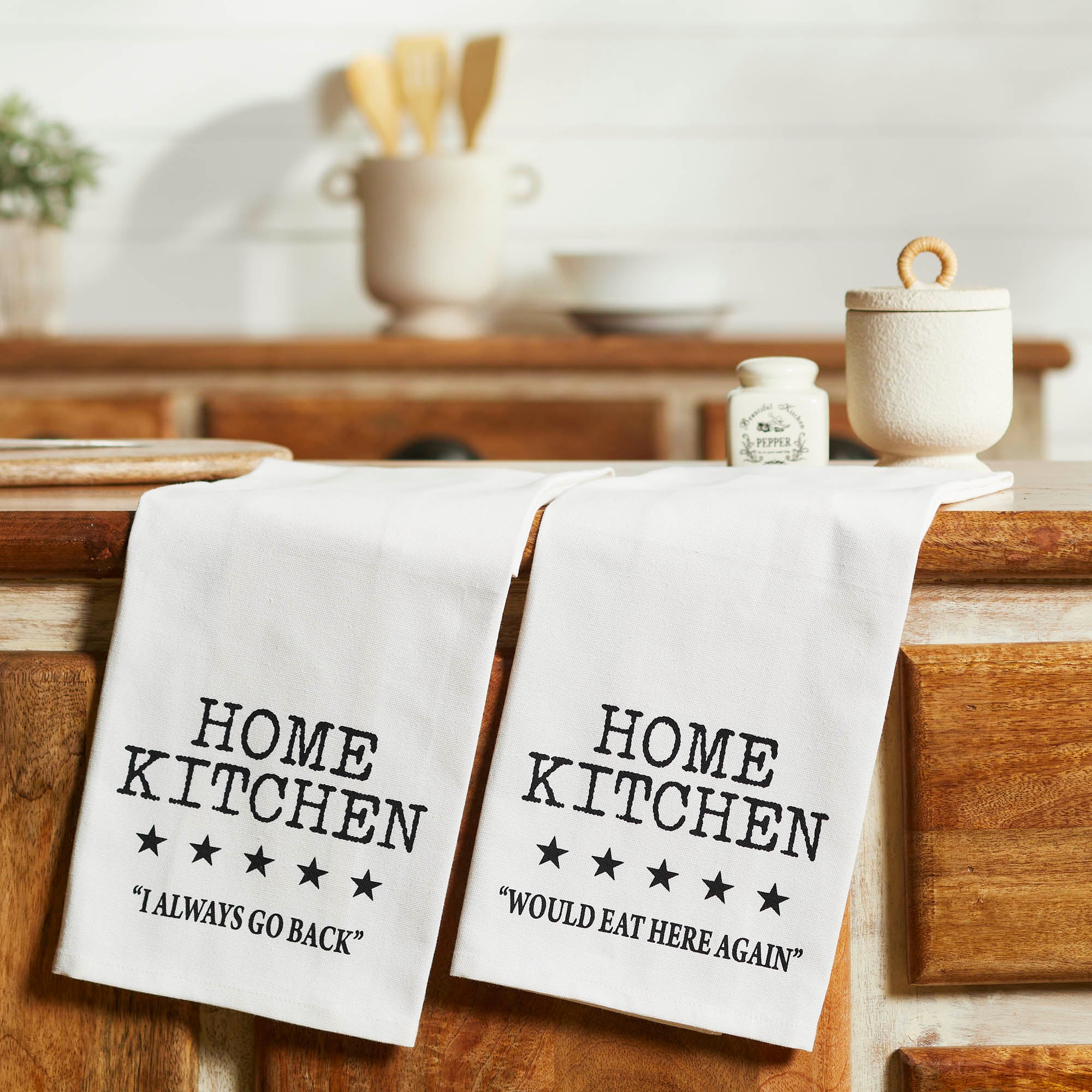 Down Home 5 Star Review Tea Towel Set of 2