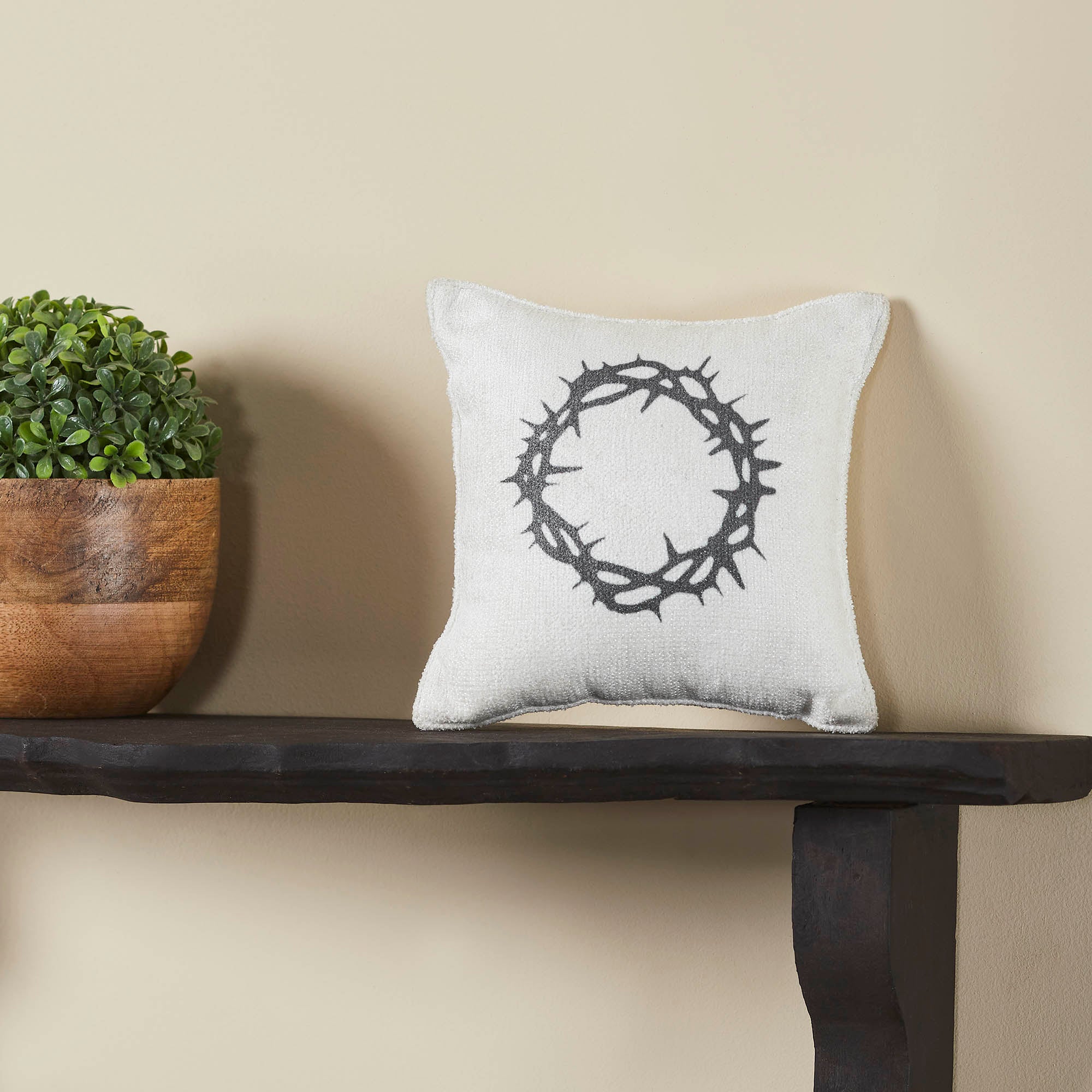 Risen Crown of Thorns Pillow