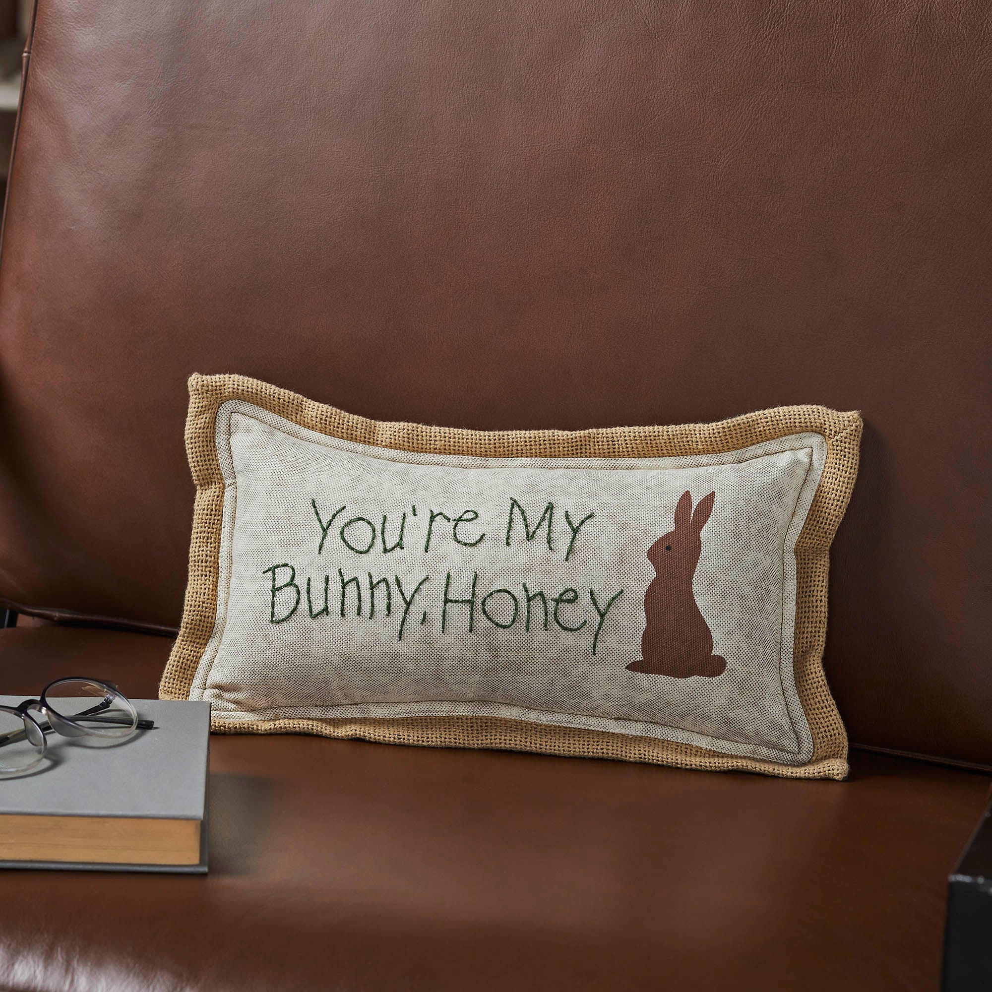 Spring In Bloom You're My Bunny Honey Pillow