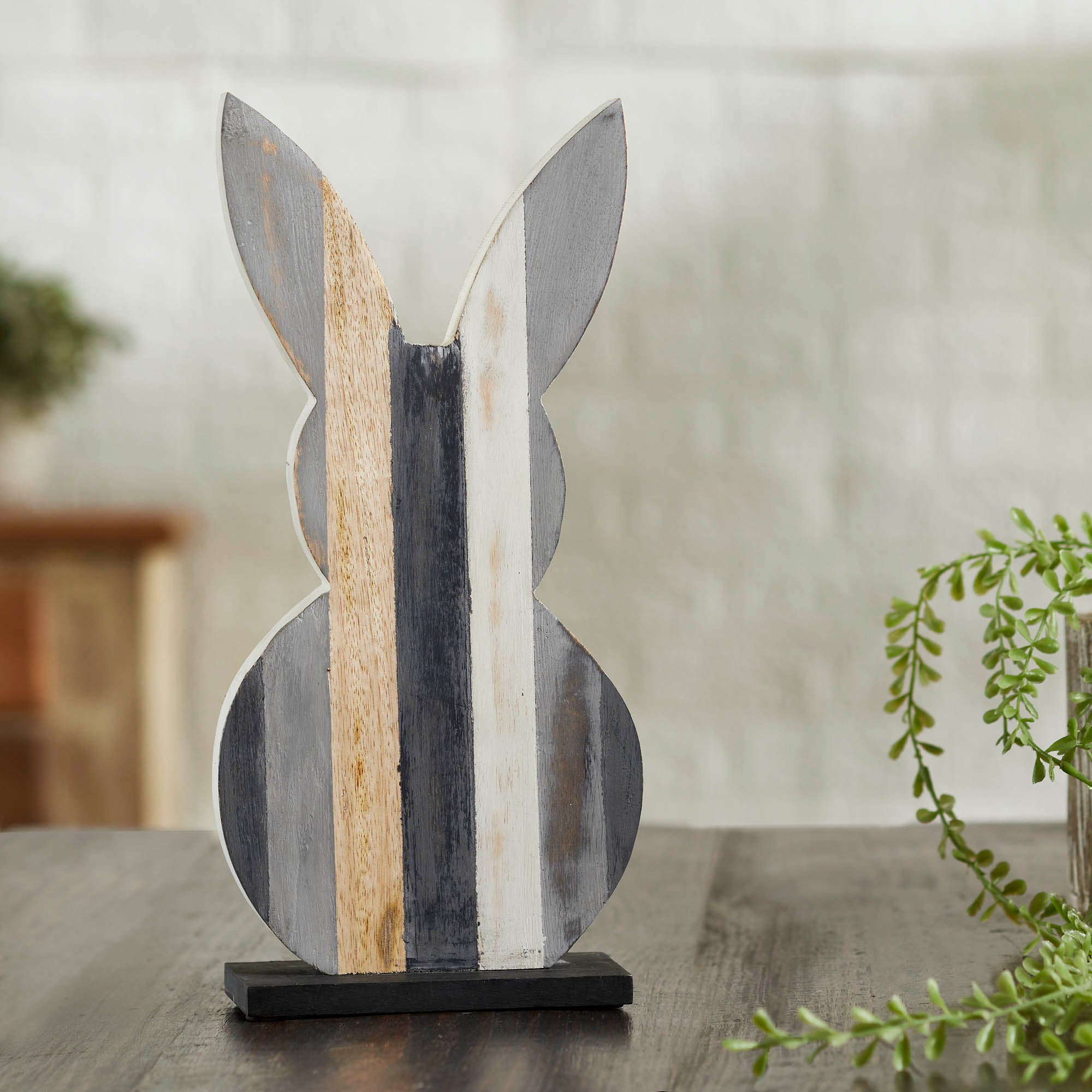 Wooden Painted Rabbit