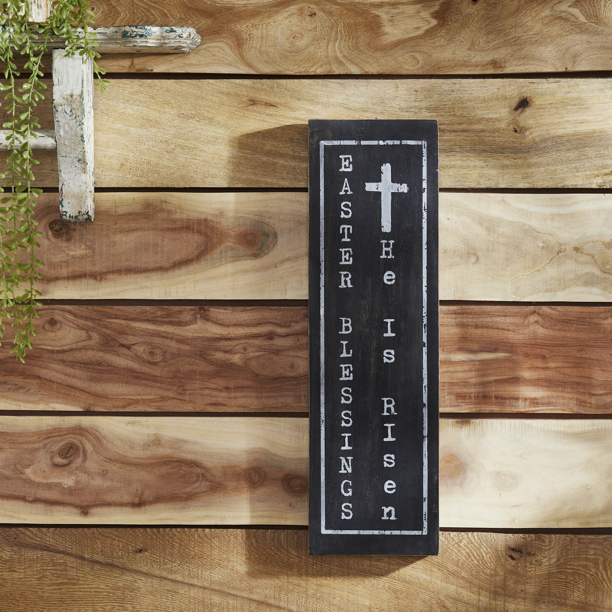 Easter Blessings Wooden Sign
