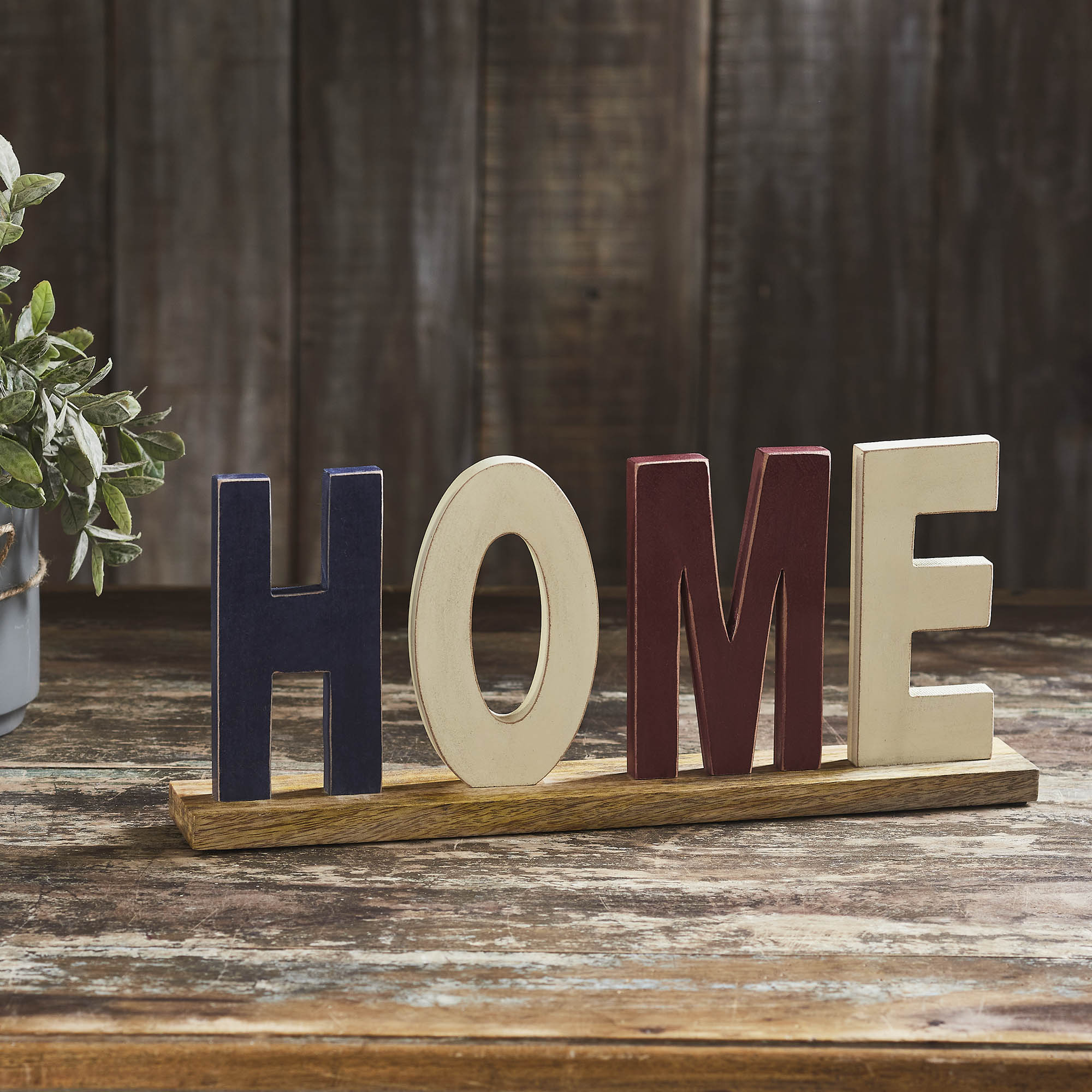 RWB HOME Wooden Block