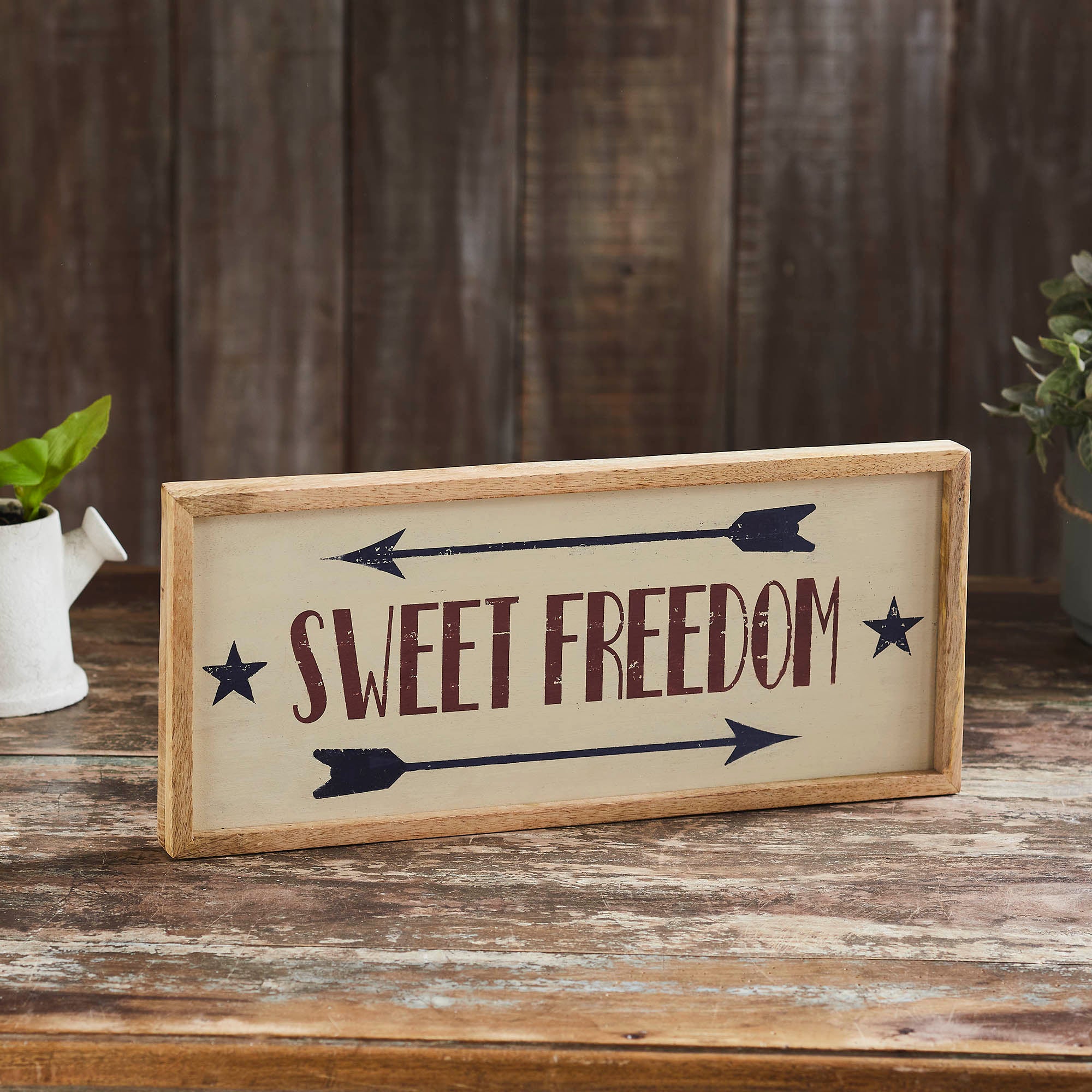 Sweet Freedom Wooden Sign