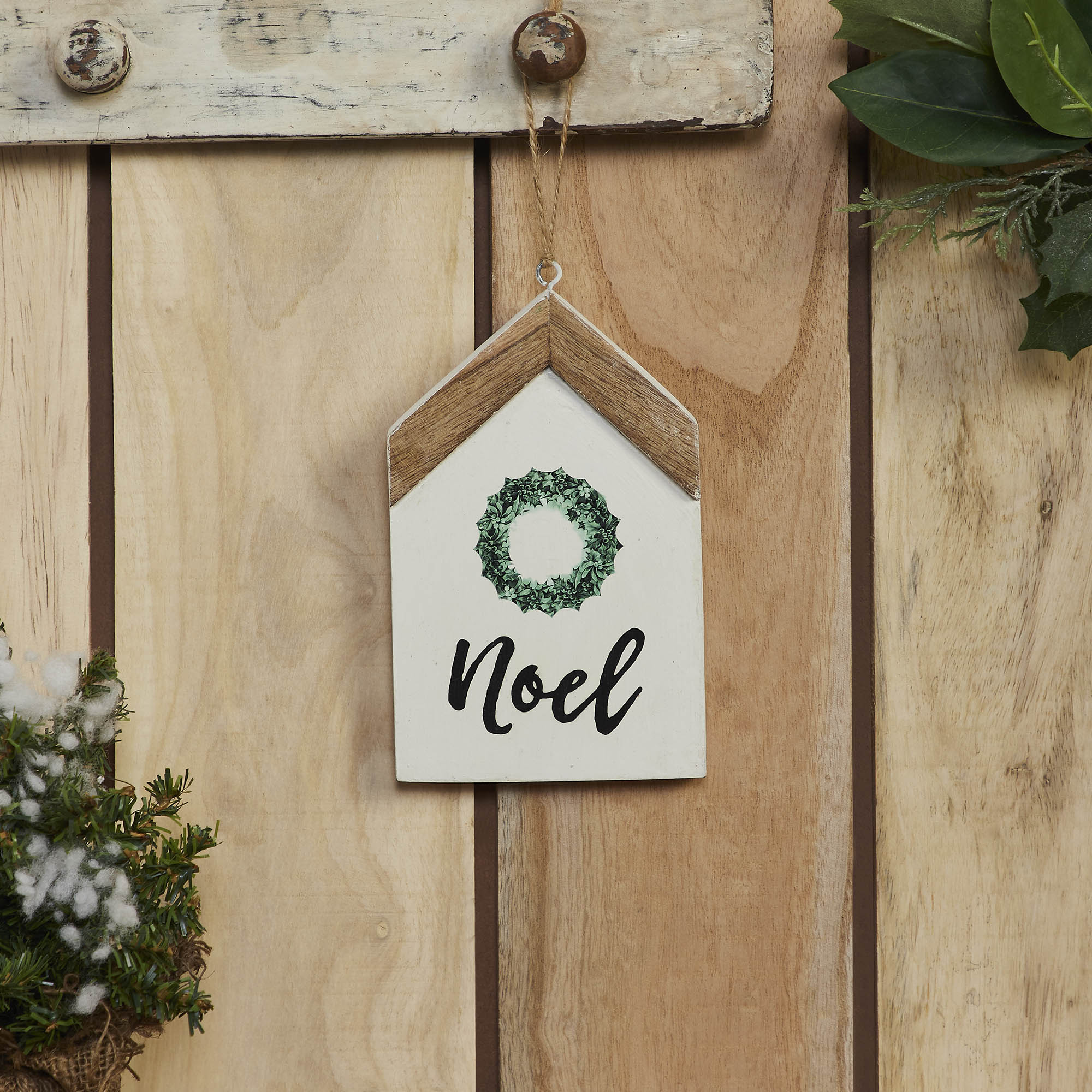 Noel Wreath Hanging Ornament