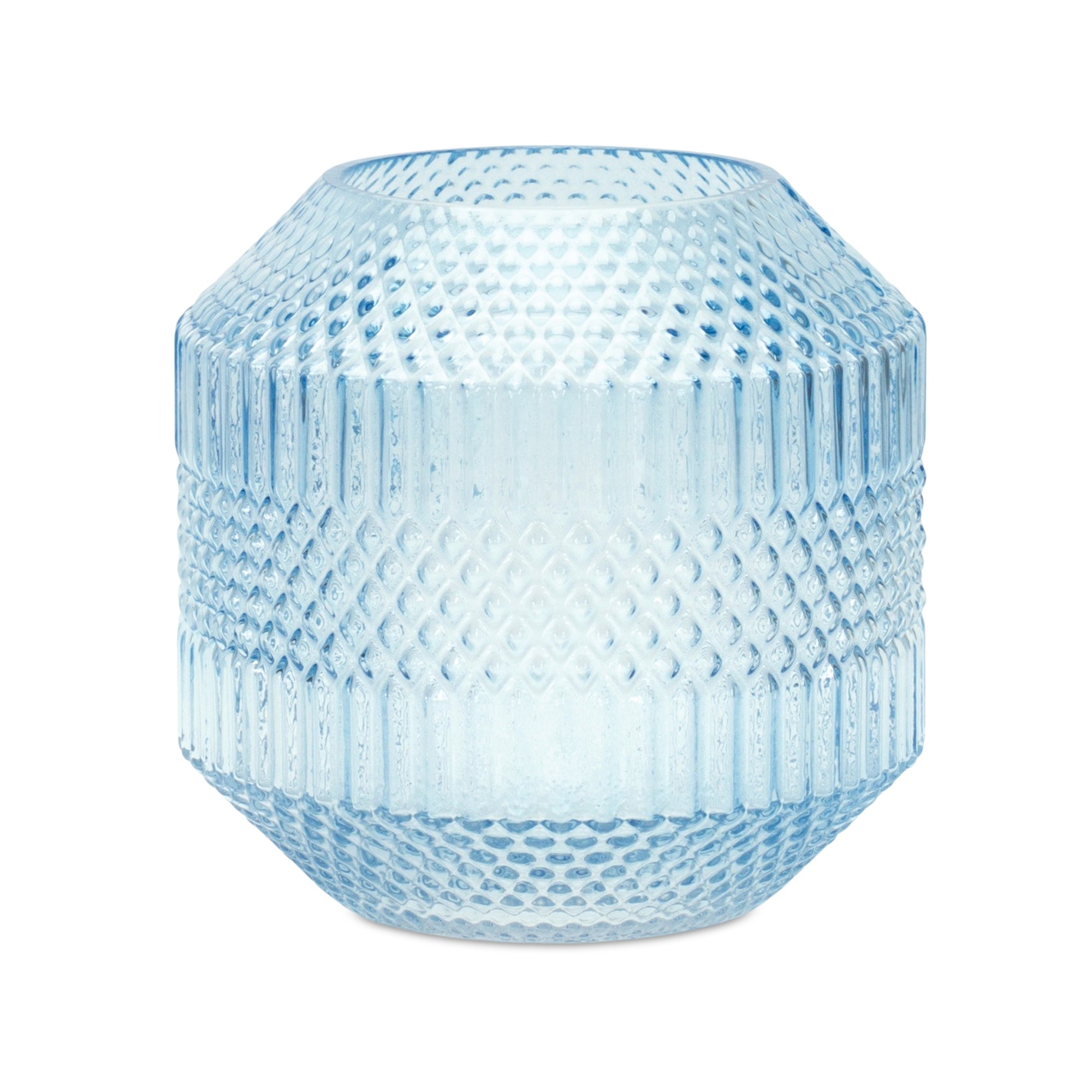 Vase 8"D x 8"H Glass