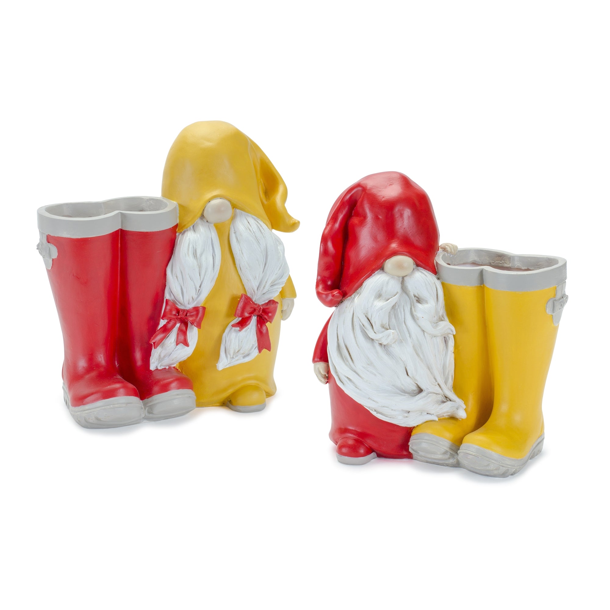 Gnome Planter (2 Asst) 7.25”H Resin