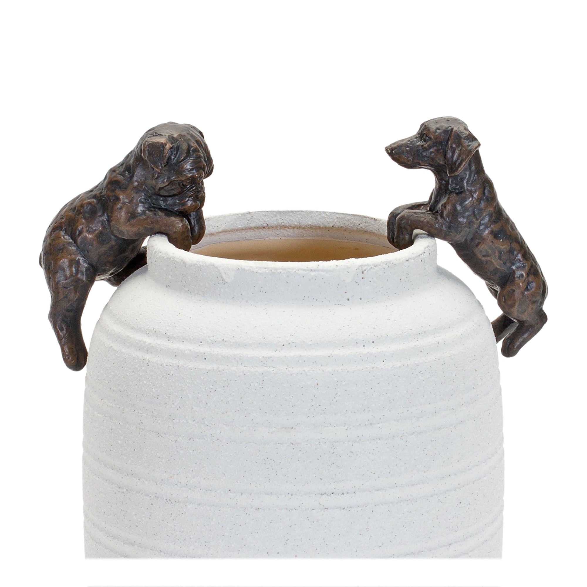 Dog Pot Hanger (2 Asst) 3.5”H Resin