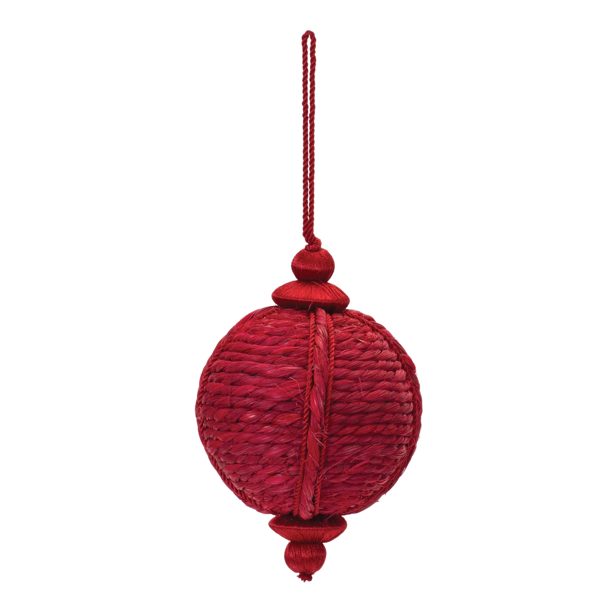 Onion Ornament 4"D x 6"H Jute