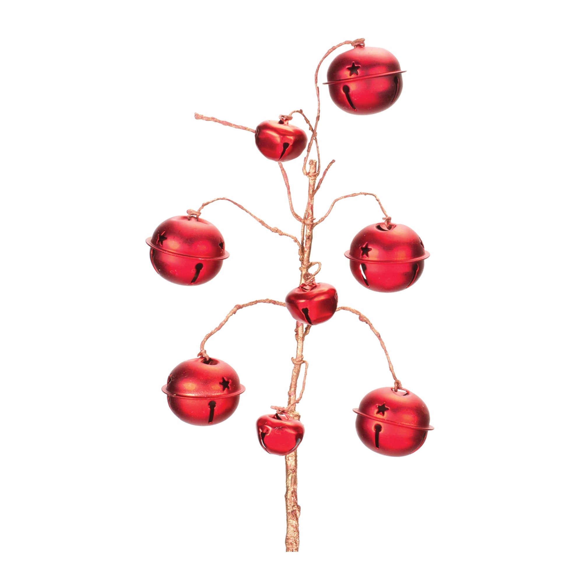 Sleigh Bell Spray 16”H Iron