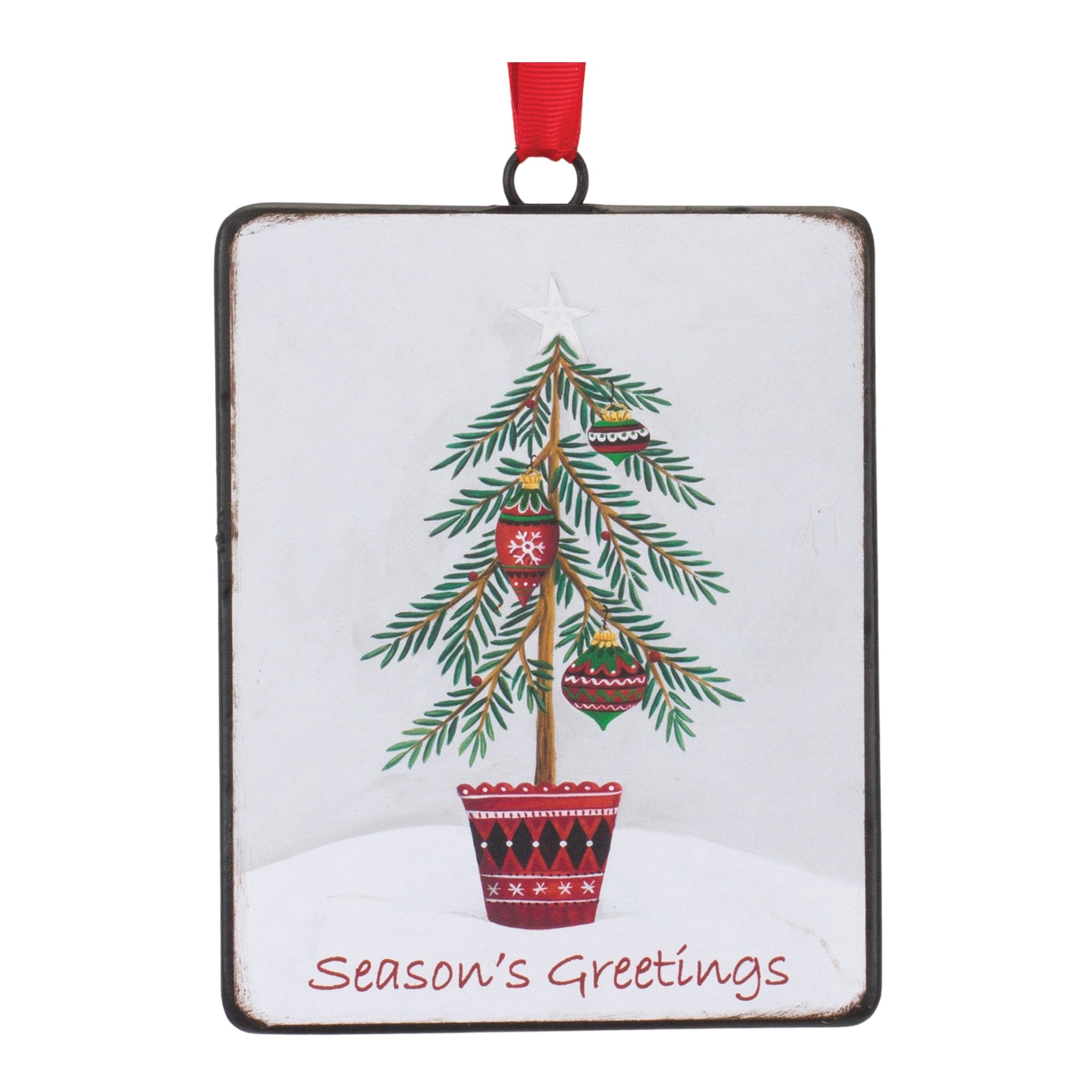 Ornament 5.5”H Iron