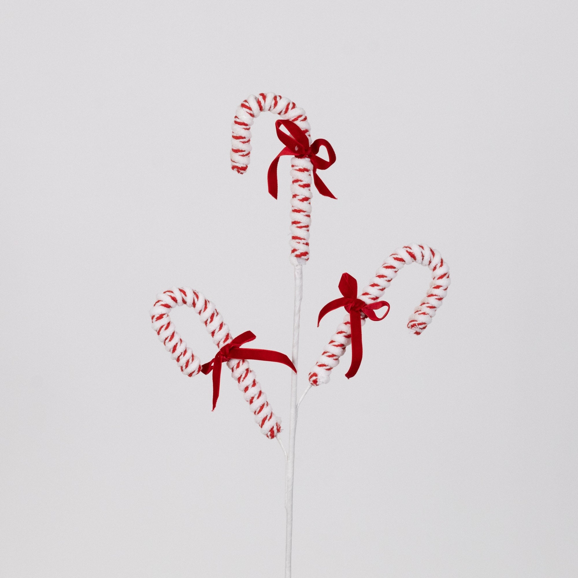 Candy Cane Spray 25”H Polyester