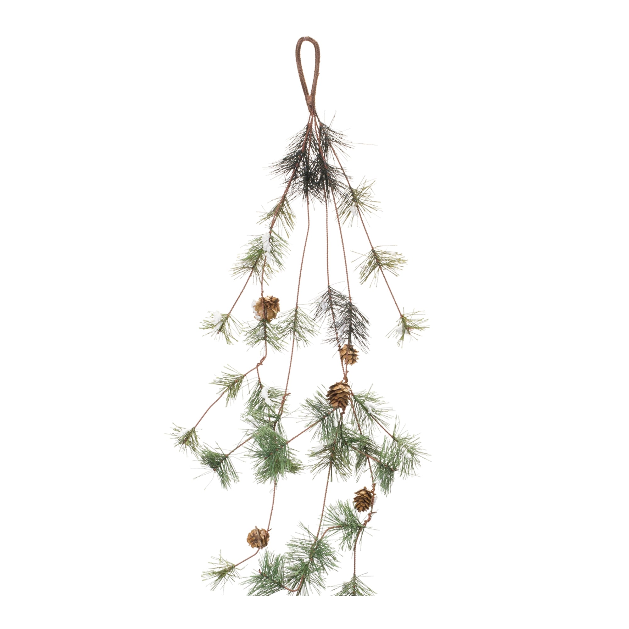 Snowy Pine Garland 46”L PVC