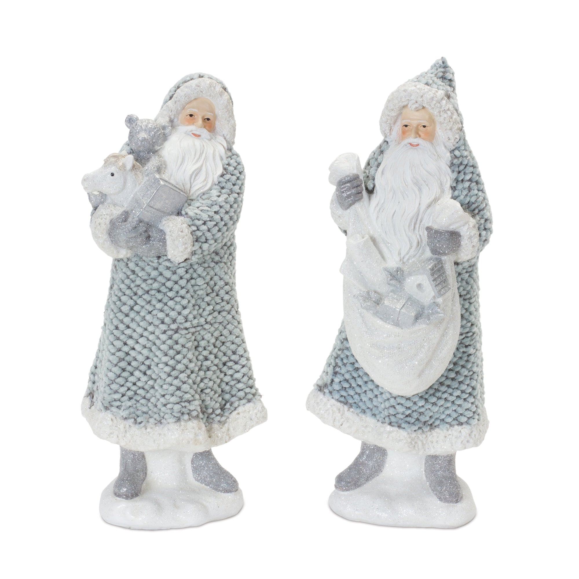 Santa (2 Asst) 11.5”H Resin