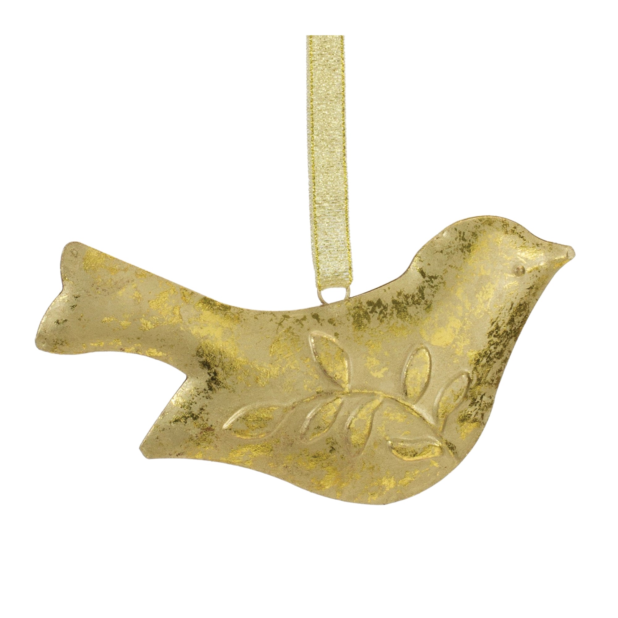 Bird Ornament 5"L x 3.5"H Metal