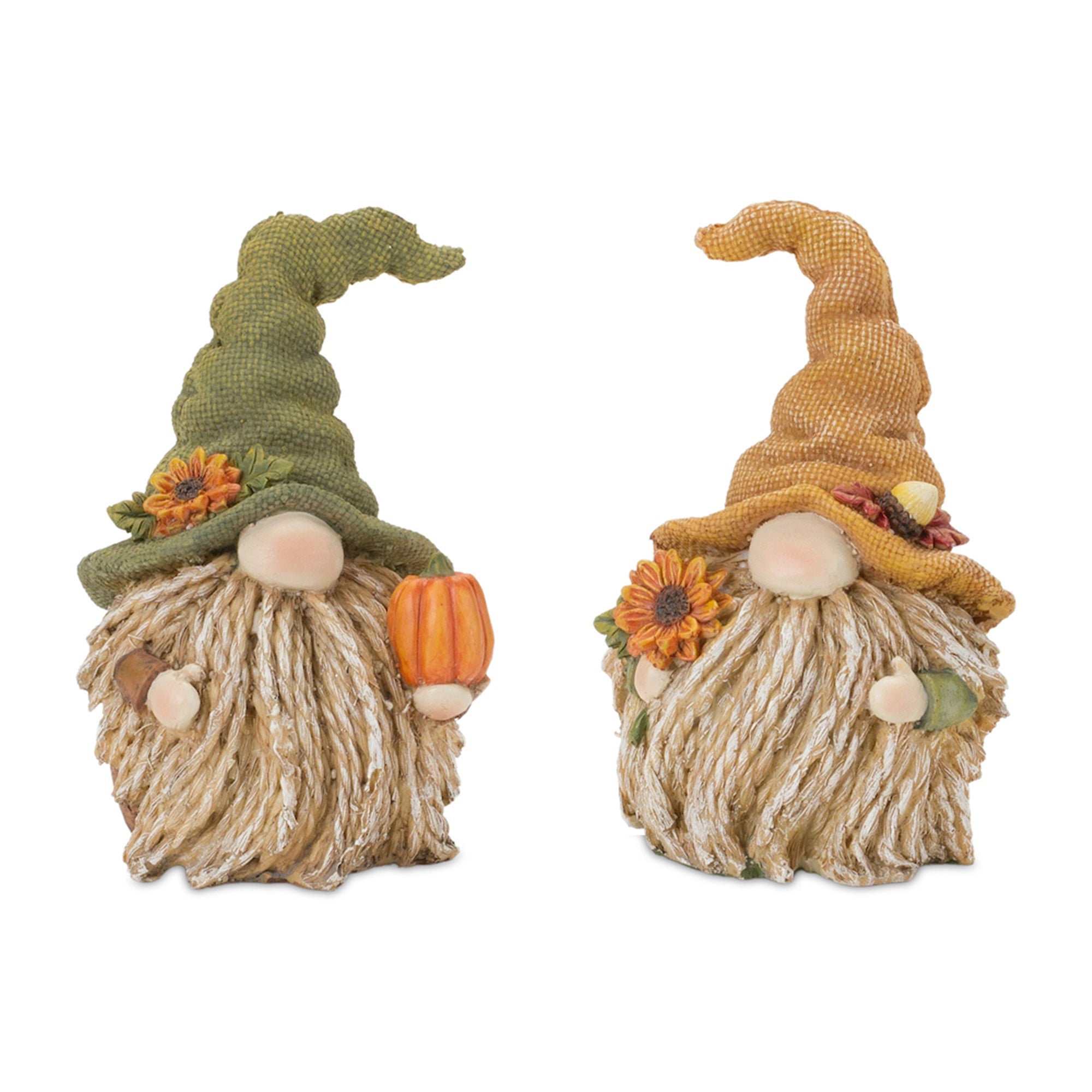 Fall Gnome (2 Asst) 5”H Resin