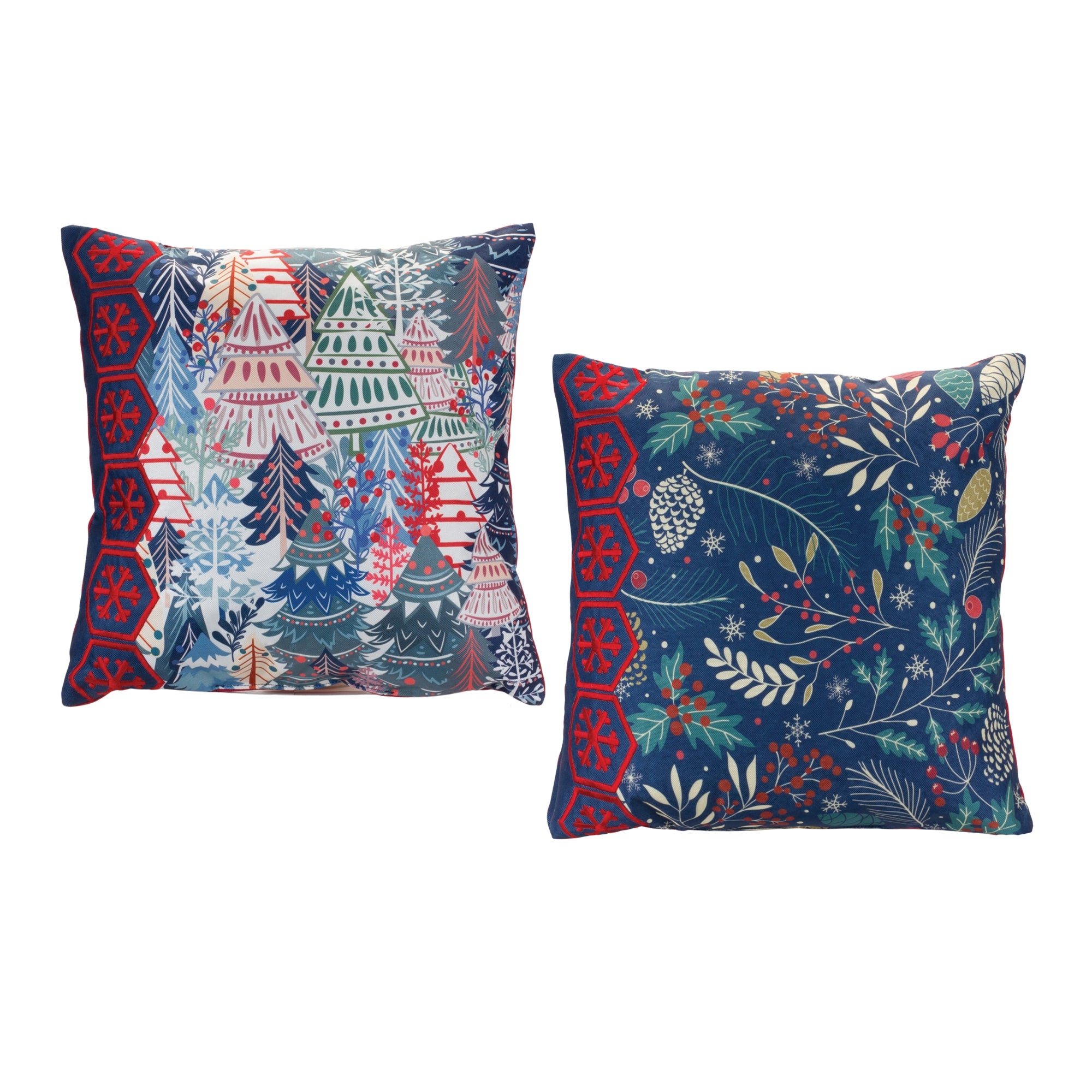 Pillow (2 Asst) 16”SQ Polyester