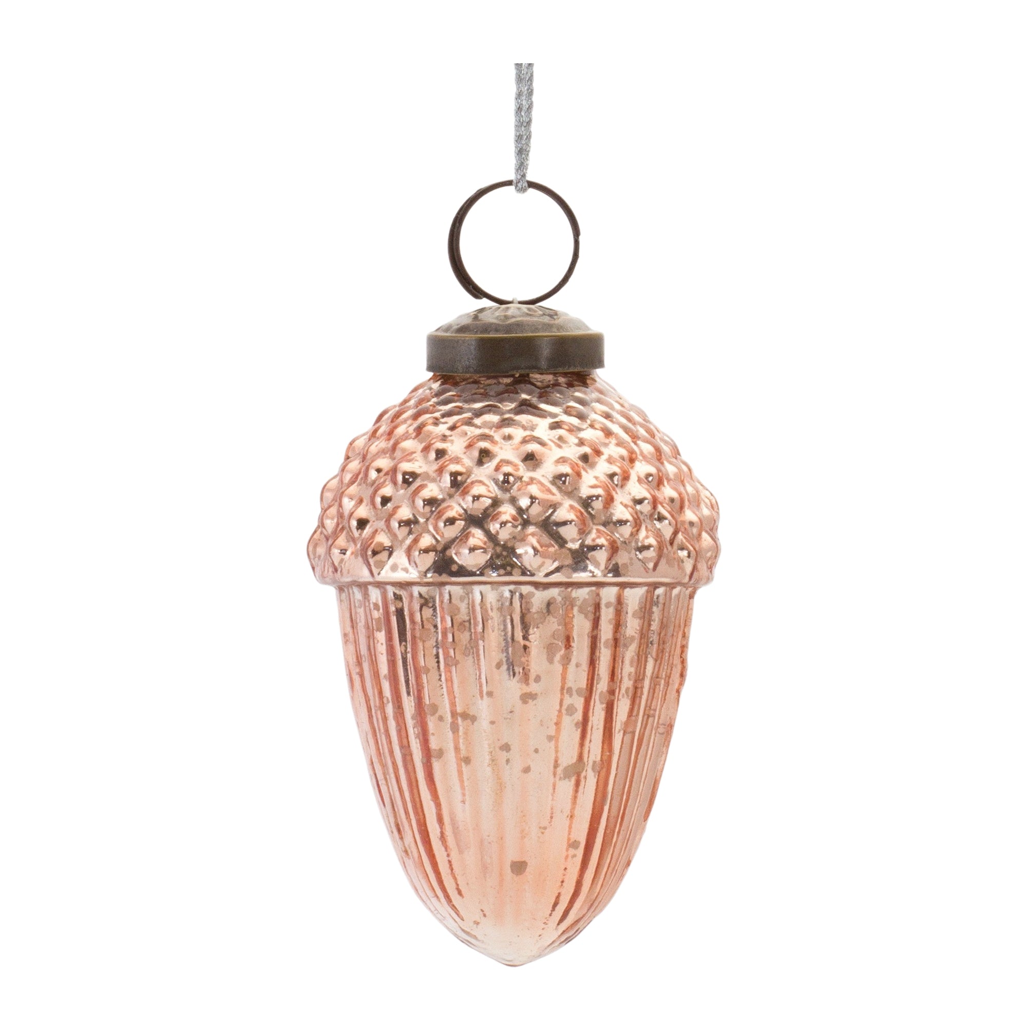Acorn Ornament 4.25”H Glass