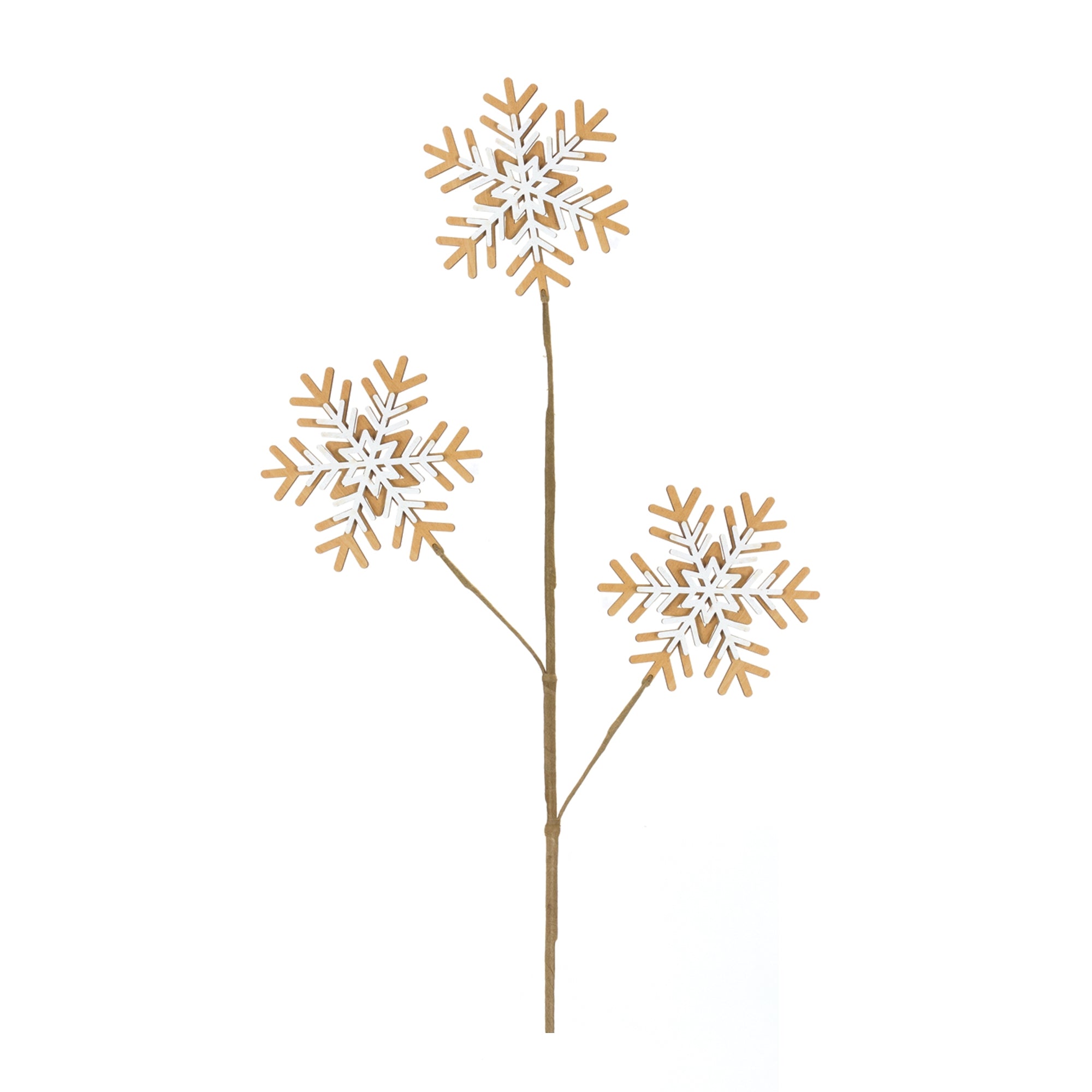 Snowflake Spray 29”H Plywood