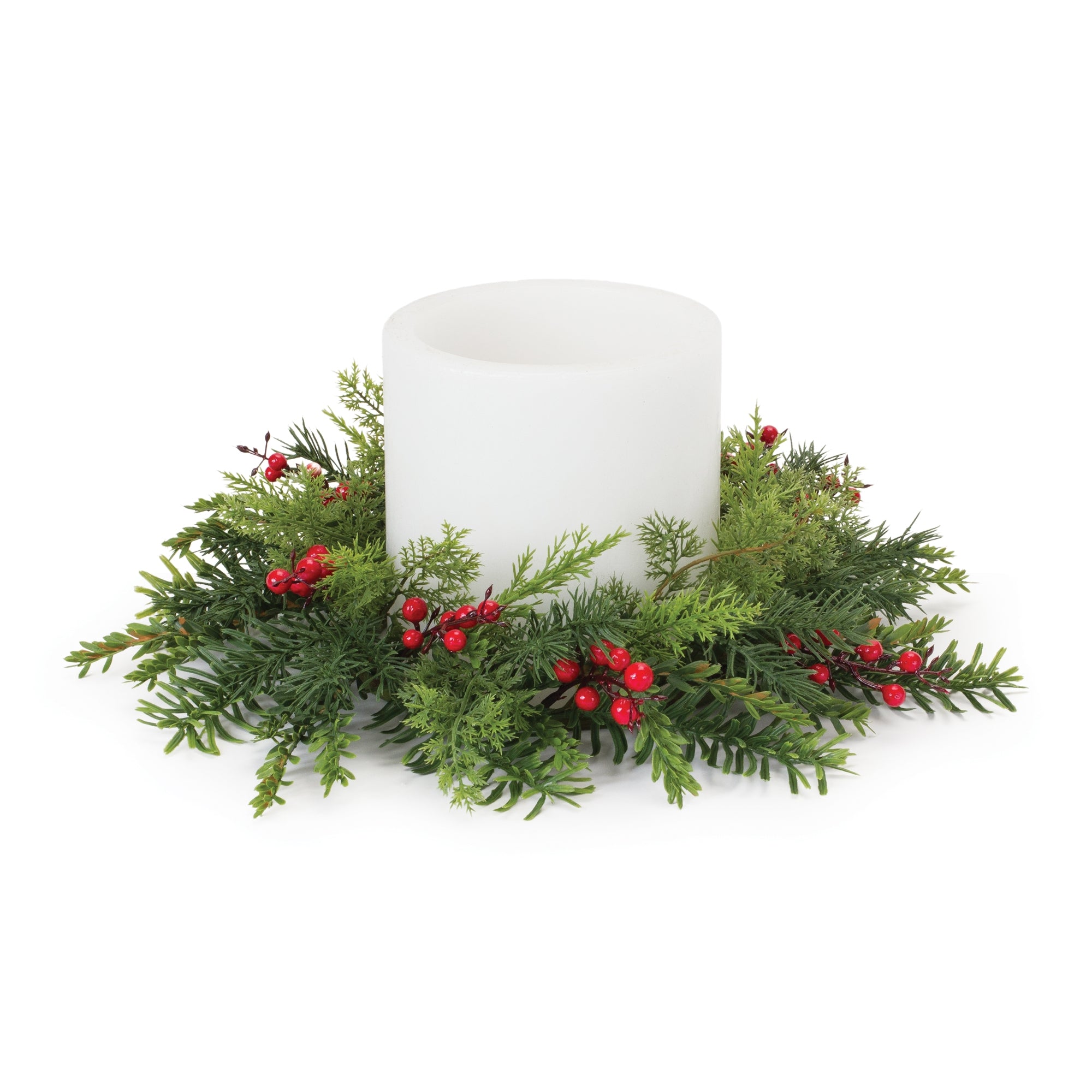 Pine Candle Ring 15"D (Fits a 6" Candle)