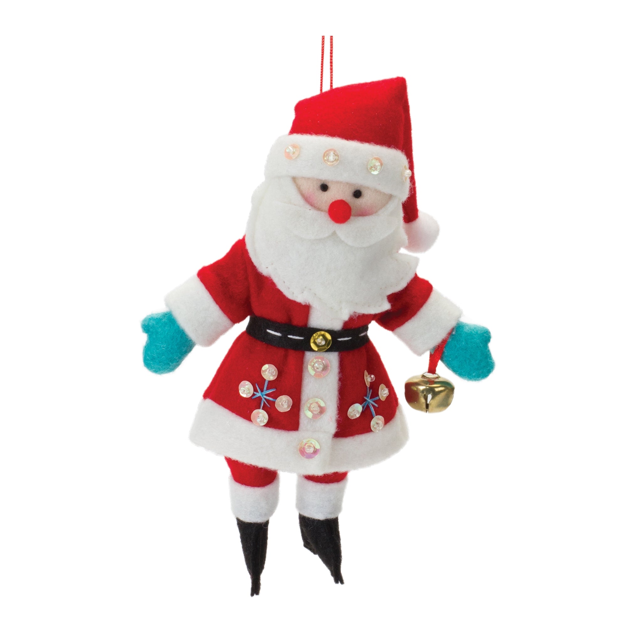 Santa Ornament 8”H Polyester