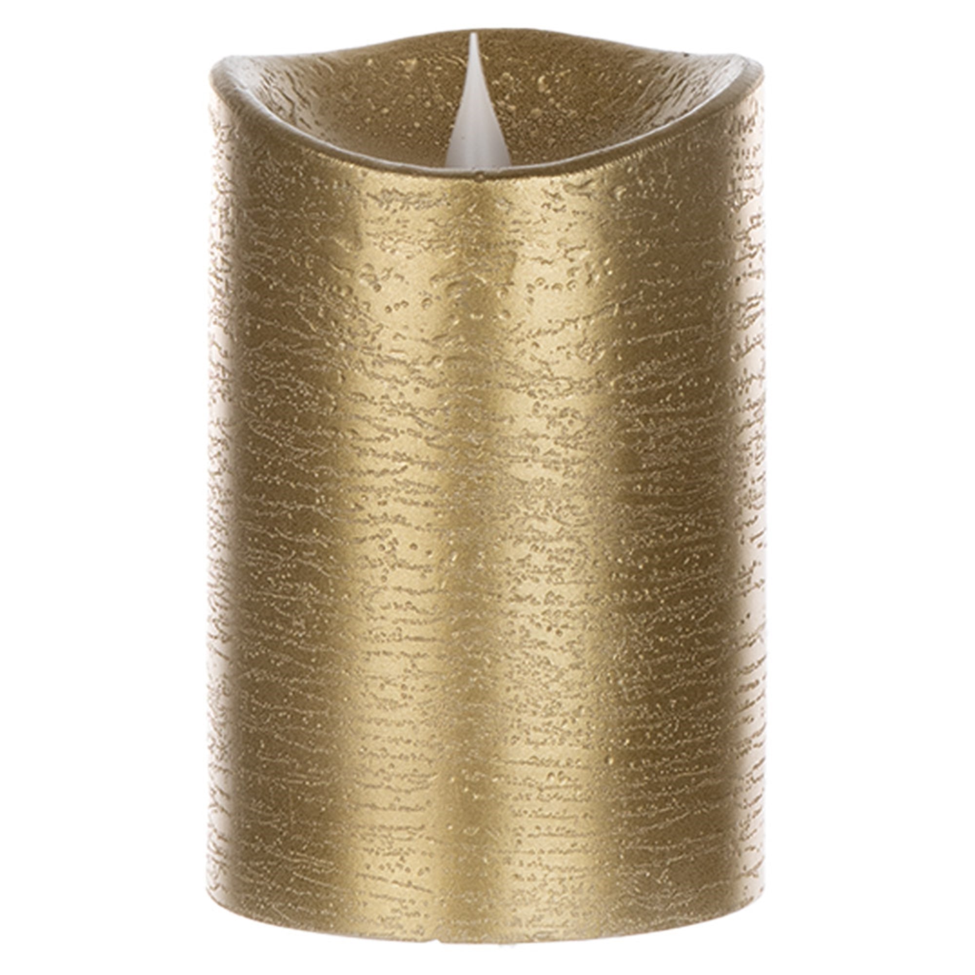 Simplux LED Designer Candle w/4 and 8 Hr Timer 3.5" x 5.5"H Wax/ (Requires 2 C Batteries, No)
