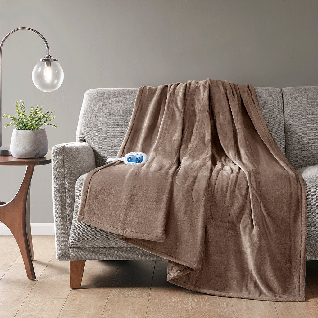 Heated Plush Throw