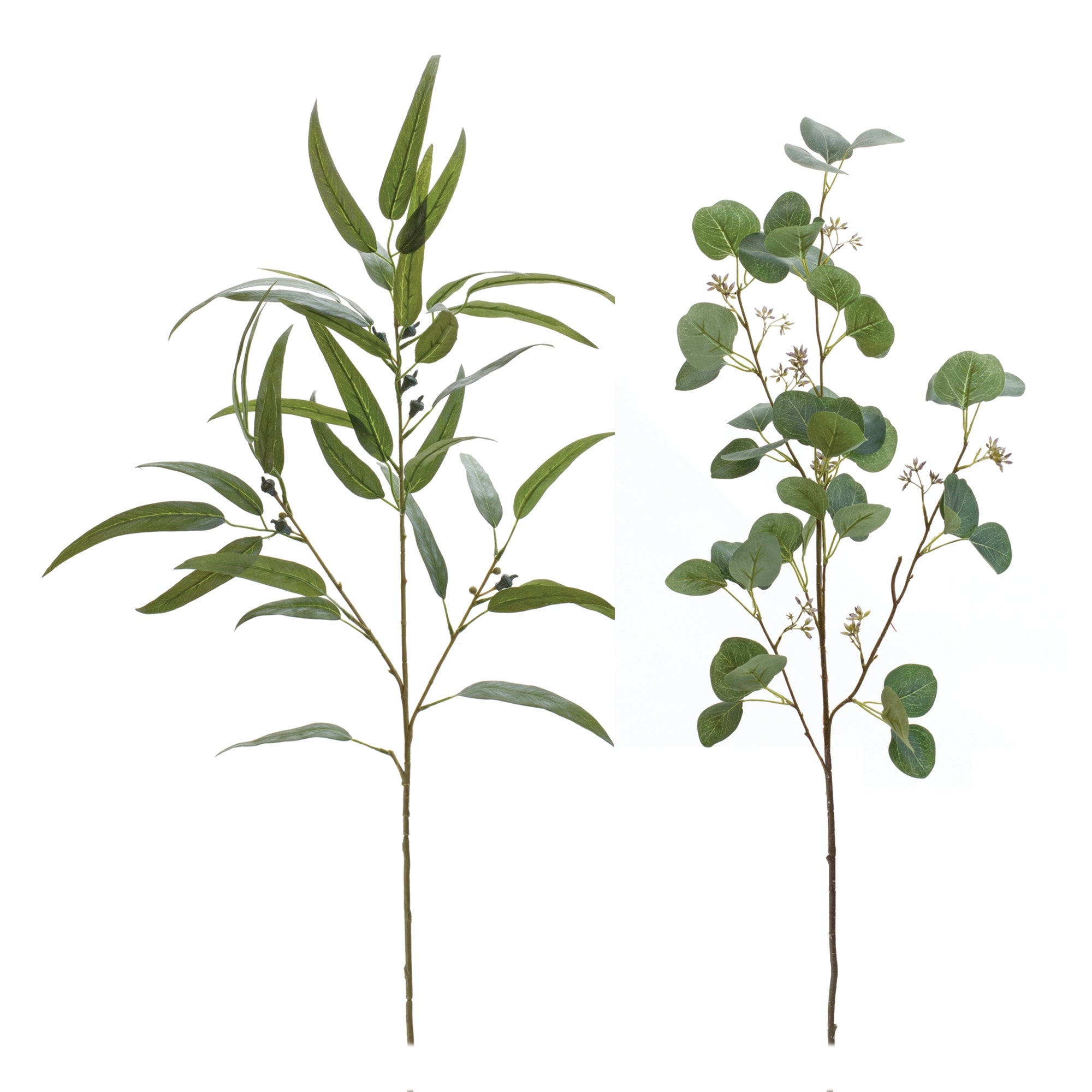 Eucalyptus Stem (2 Asst) 44”H Polyester