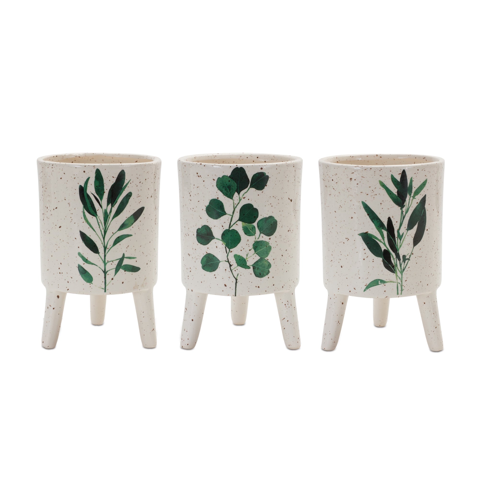 Pot (3 Asst) 4"D x 6"H Dolomite