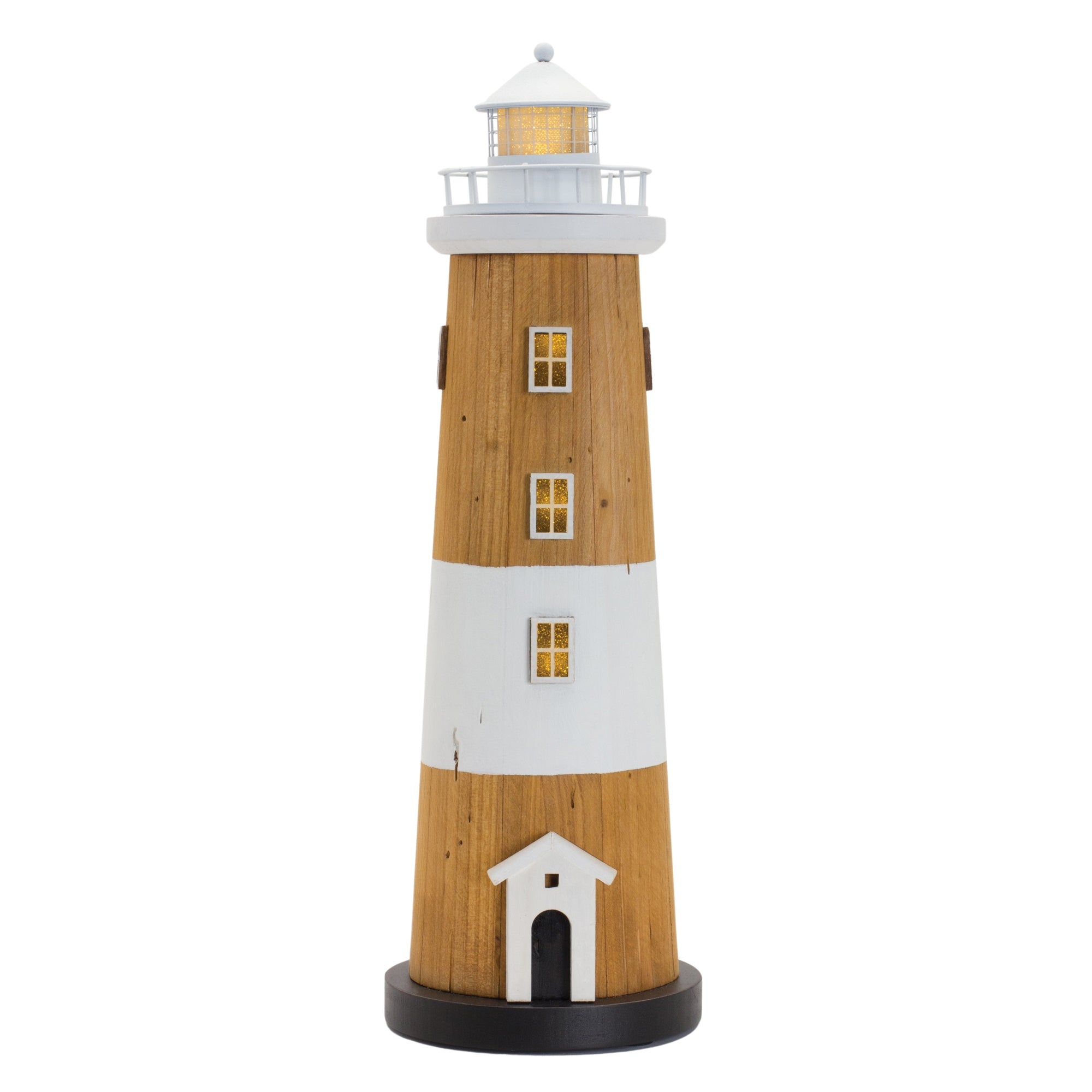 Lighthouse 18.5”H Wood/Metal