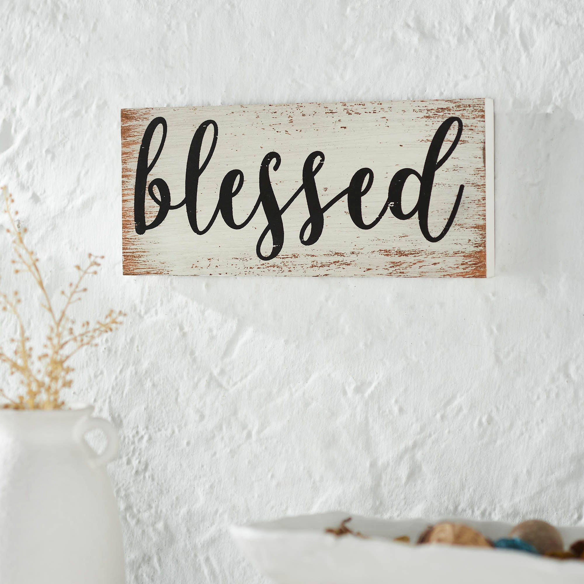 Celebrate Grace Blessed MDF Sign