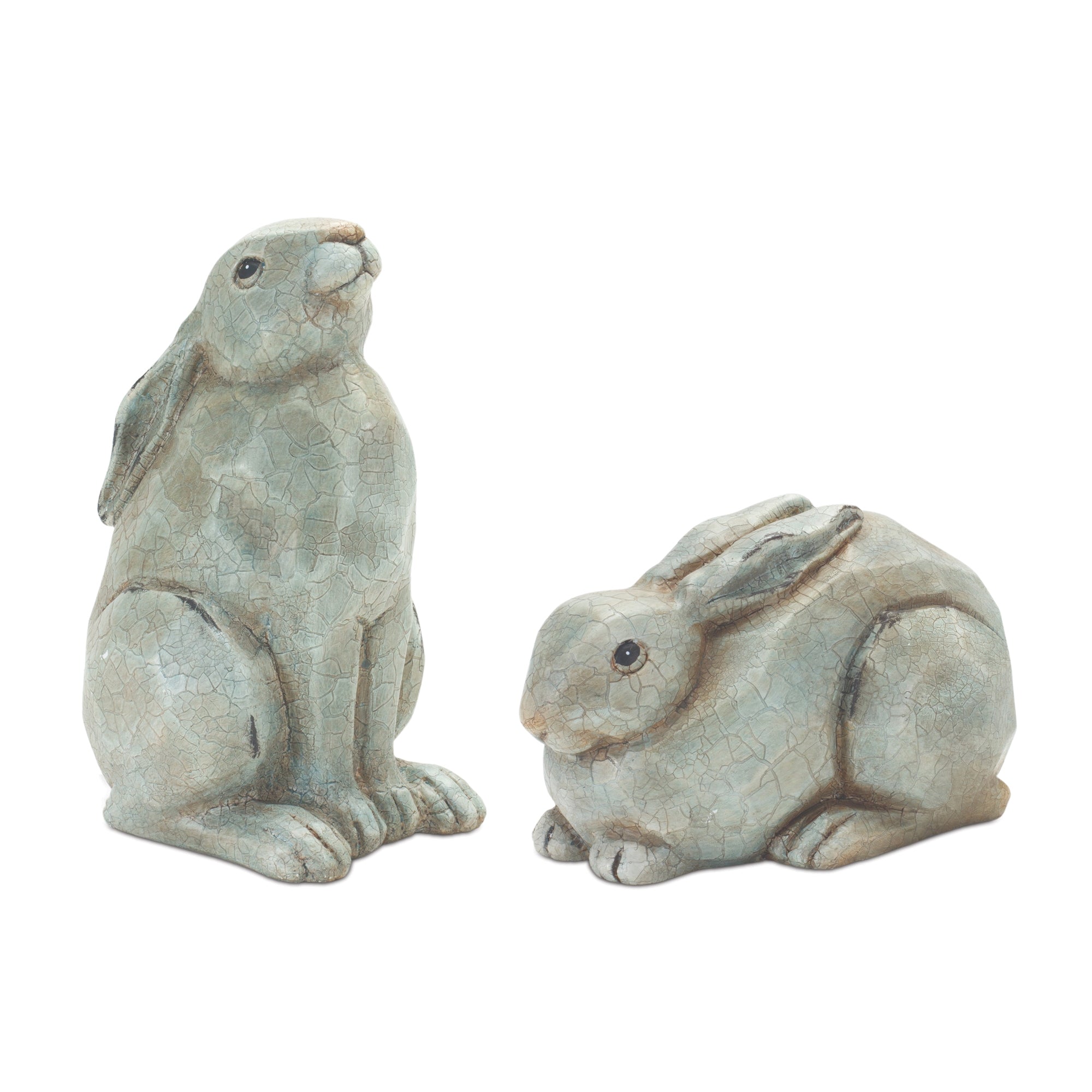 Rabbit (2 Asst) 5"H, 9.25"H Resin