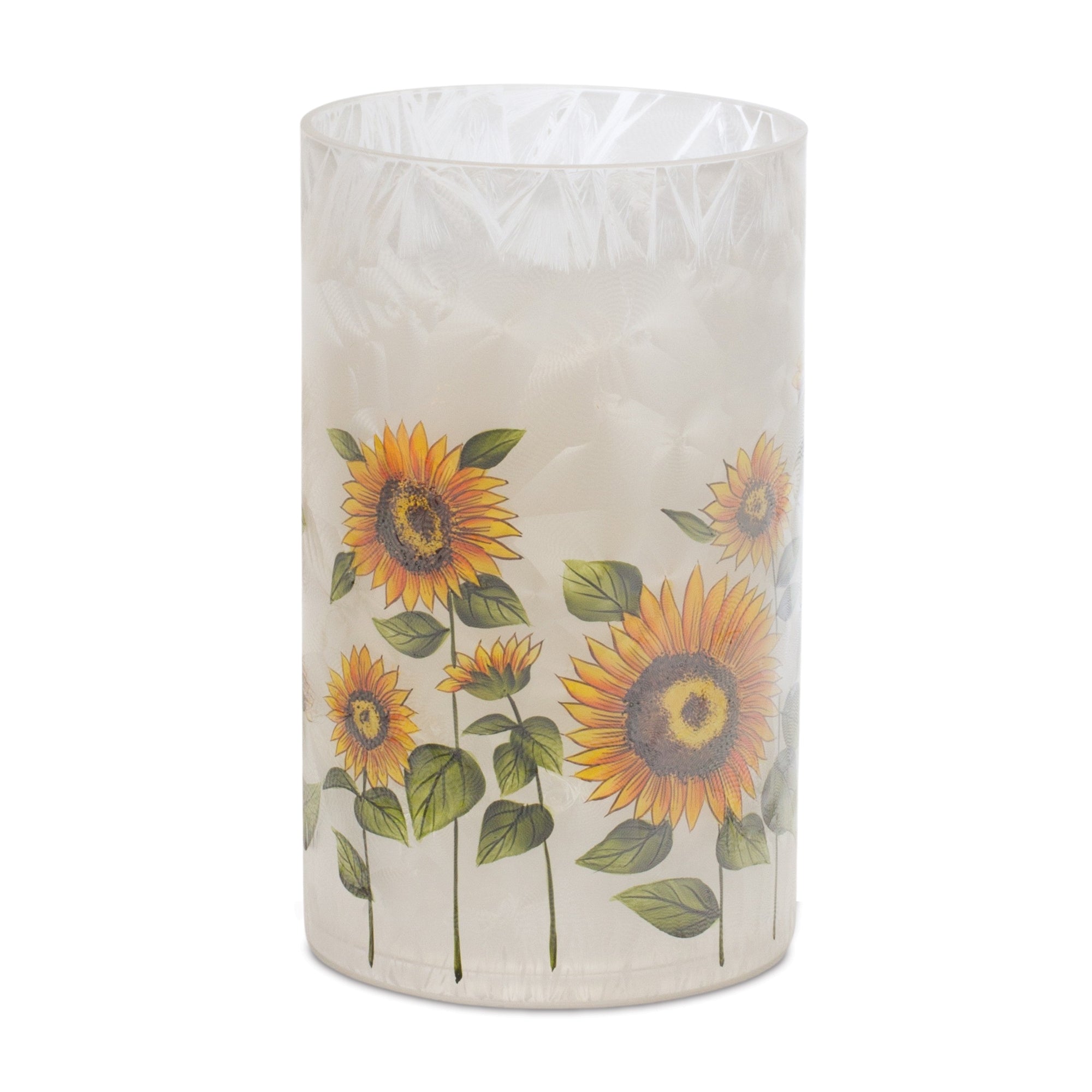 Candle Holder 4.75"D x 8"H Glass