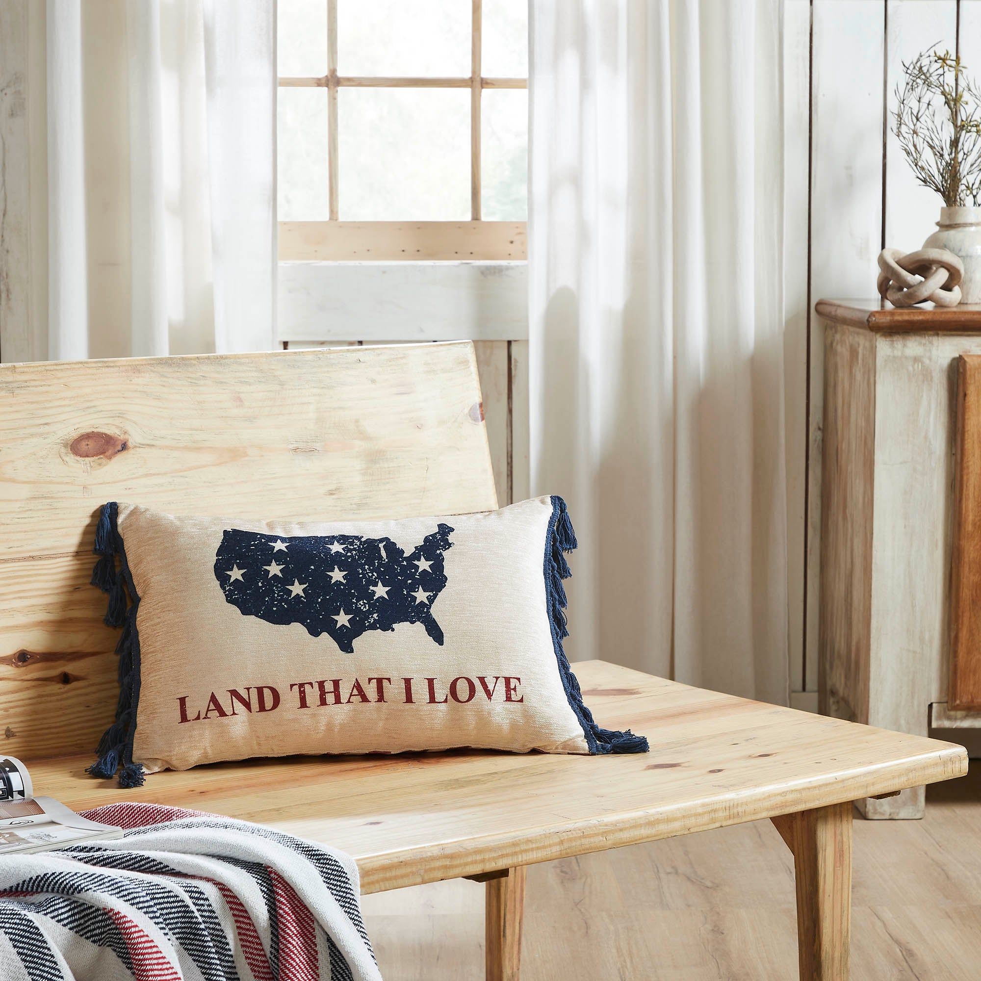 Land That I Love Pillow