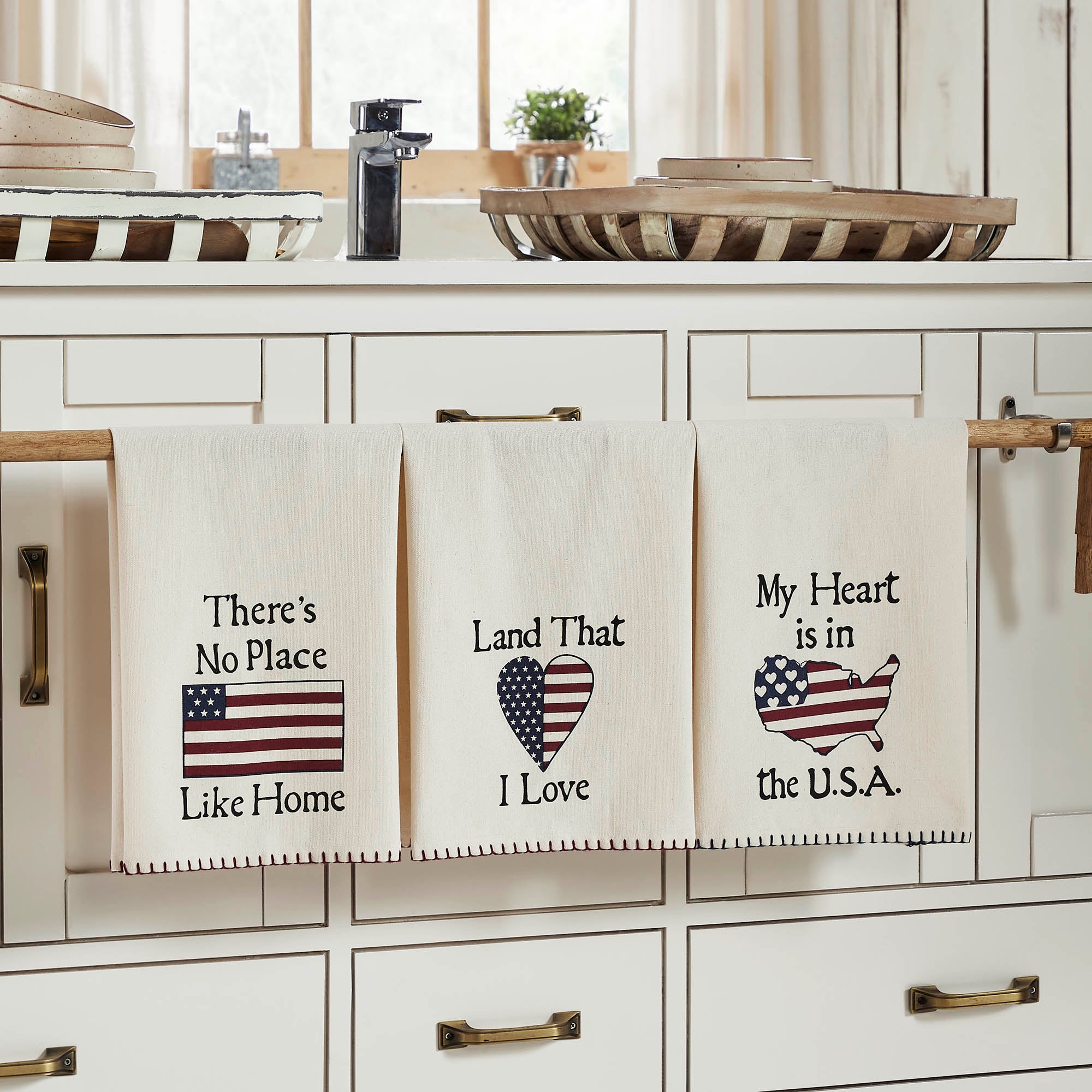 The Land That I Love Tea Towel Set of 3