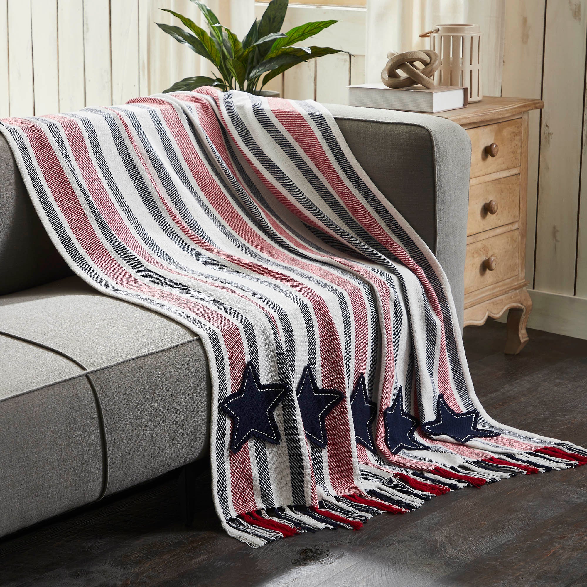 Hatteras Stars Woven Throw
