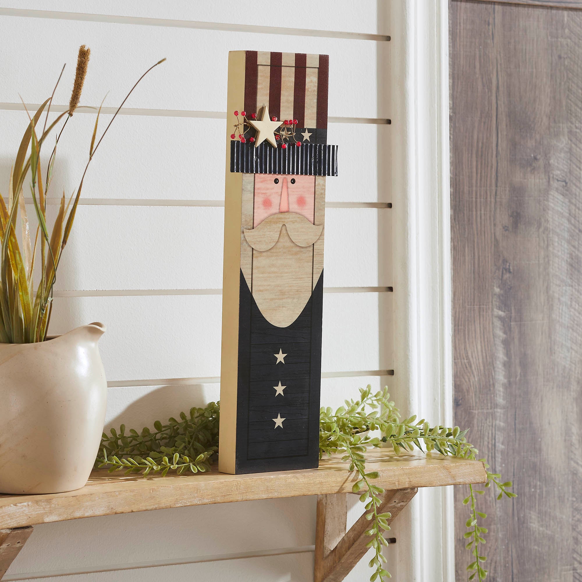 Uncle Sam MDF Block Sign