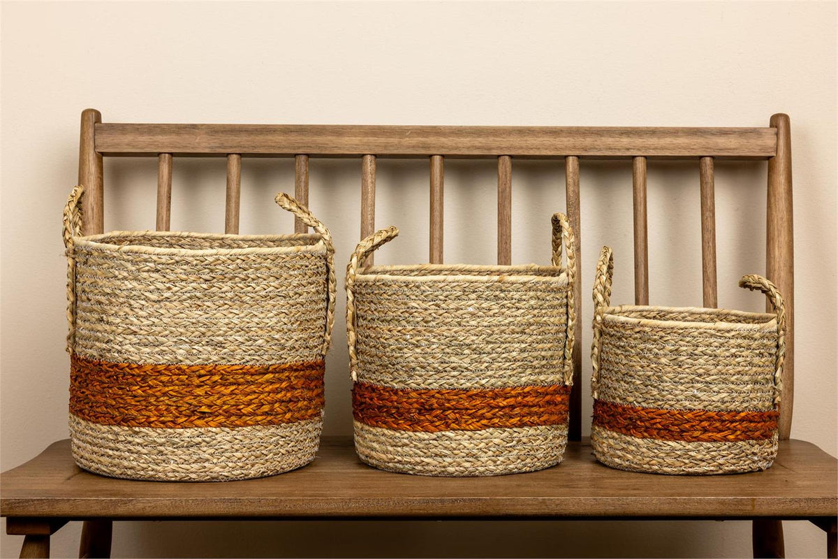 Earthline Woven Storage (S/3)