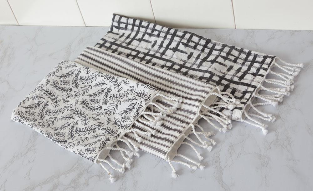 Tea Towels - Black and White