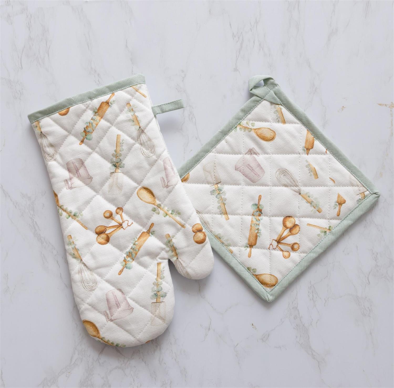 Oven Mitt And Pot Holder - Baking Utensils