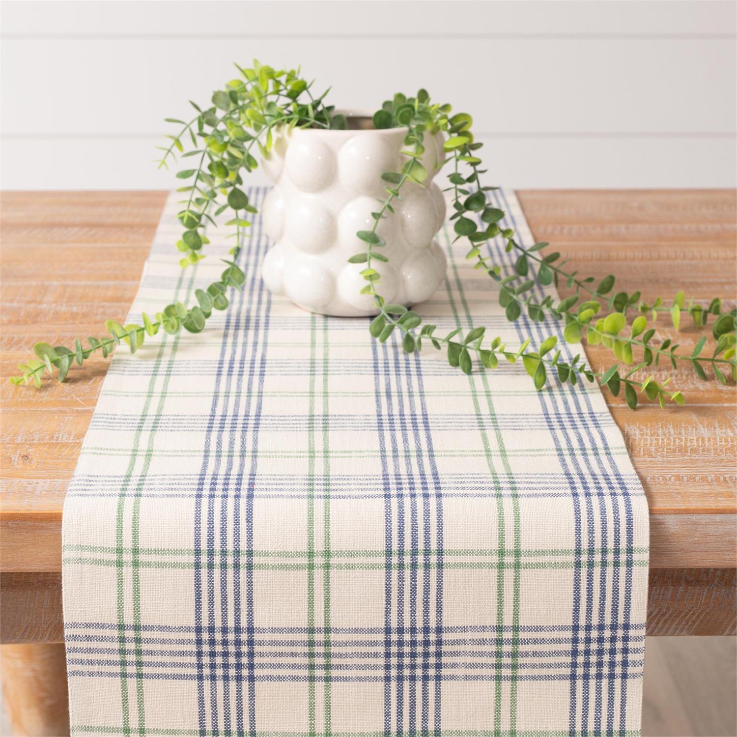 Lakehouse Plaid Table Runner