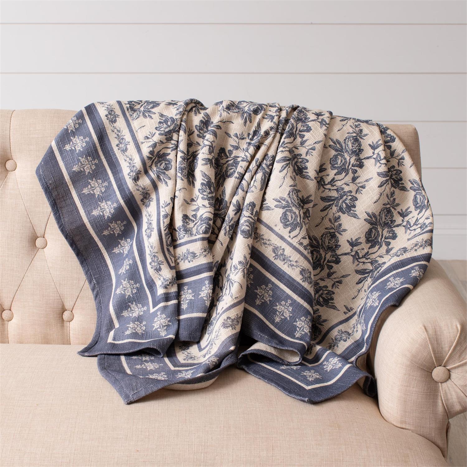 French Blue Tablecloth