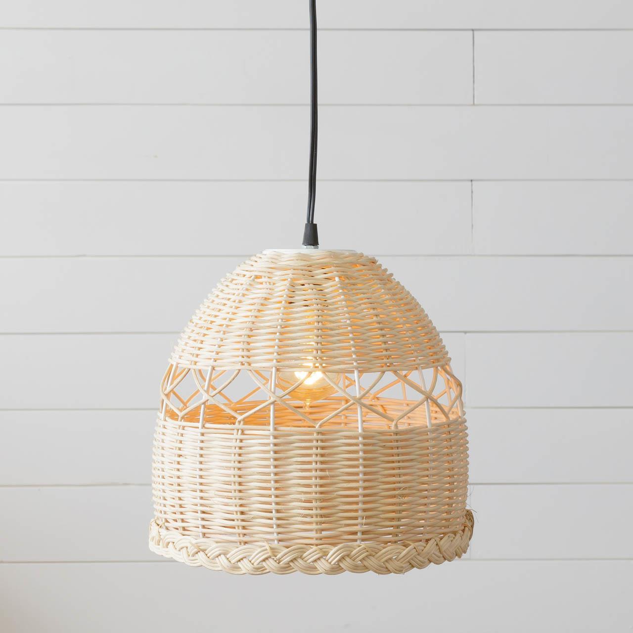Basket Weave Pendant Light