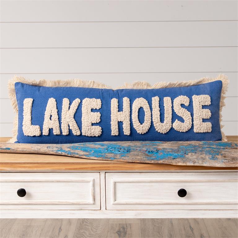 Lake House, Stone Washed PIlow