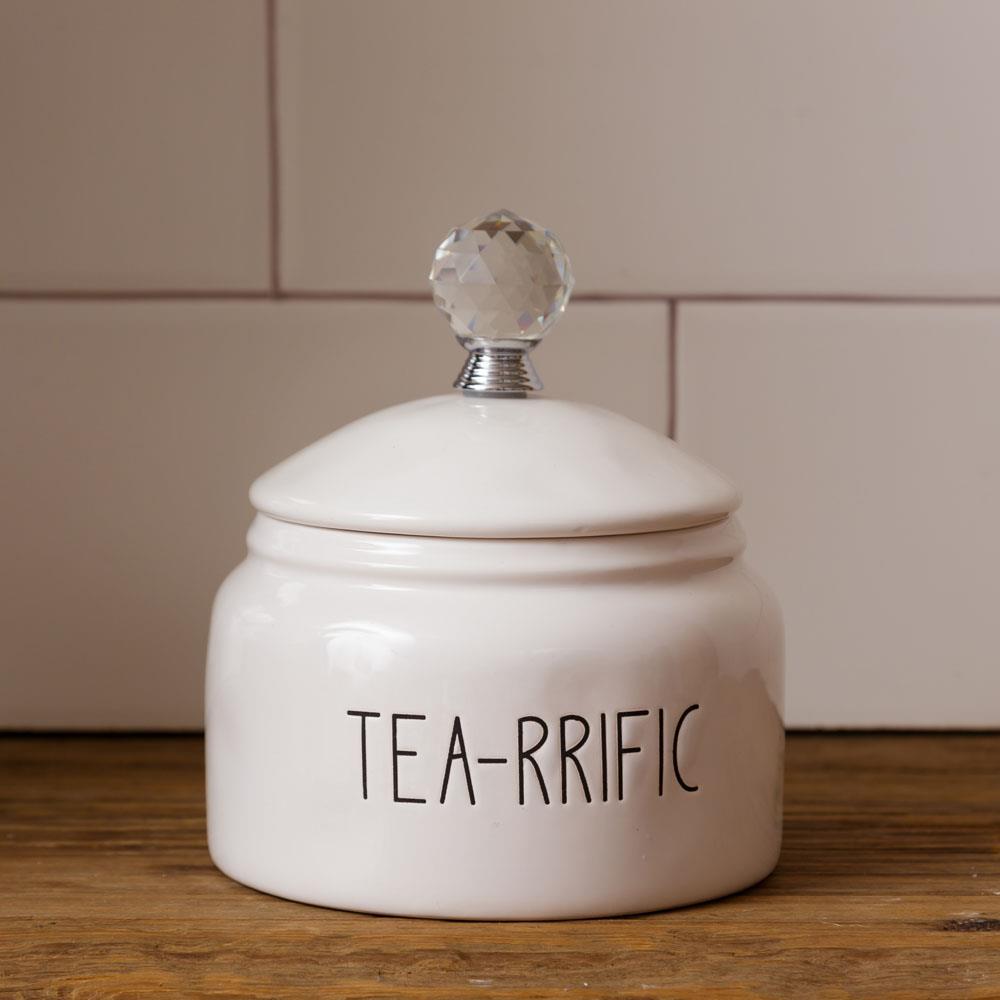 Scripted Tea-rrific Canister
