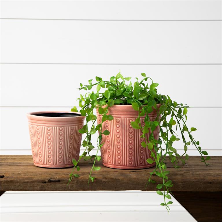 Planter - Pink Dots