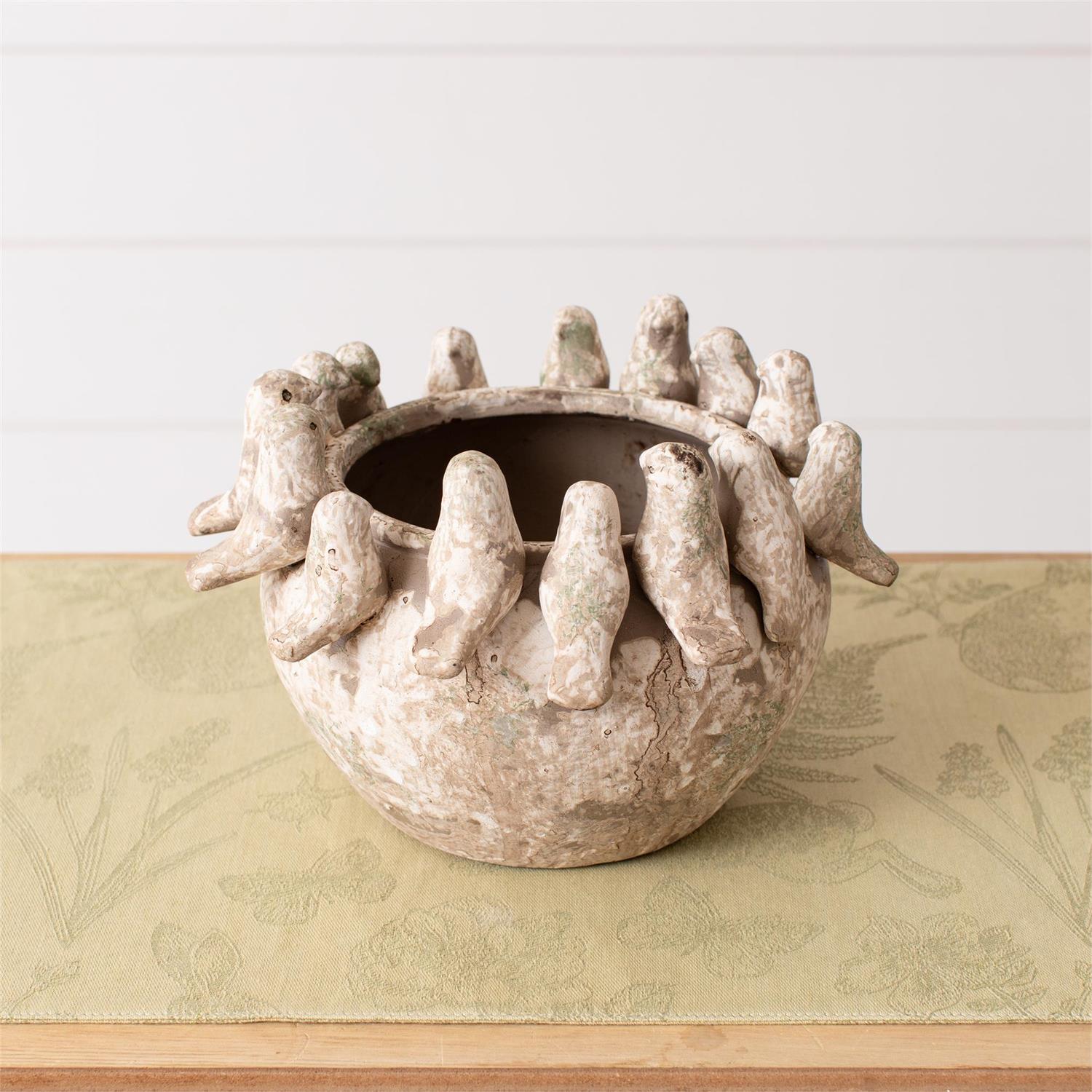 Birds All Around Planter