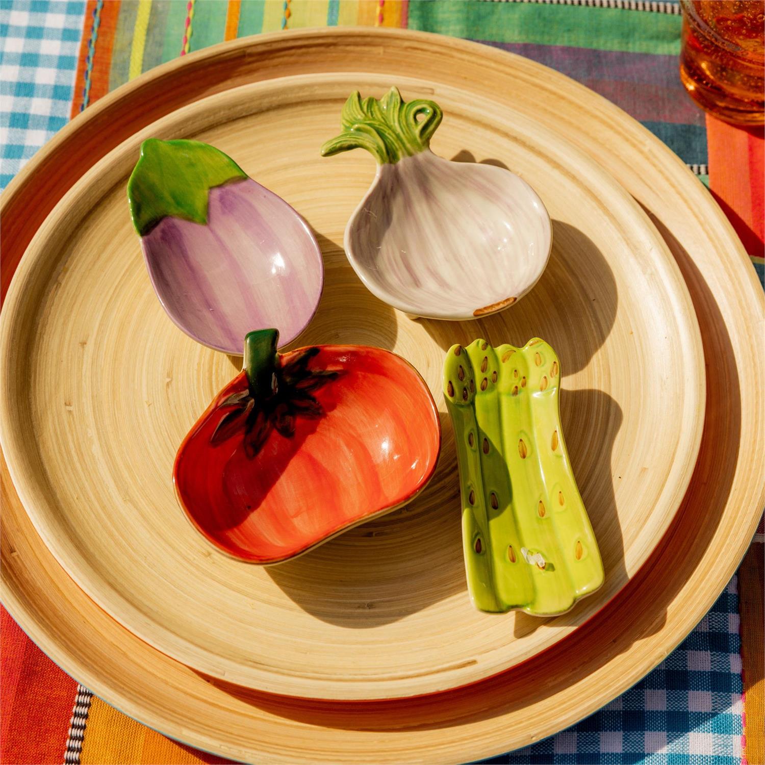 Veggie Trinket Dishes (S/4)
