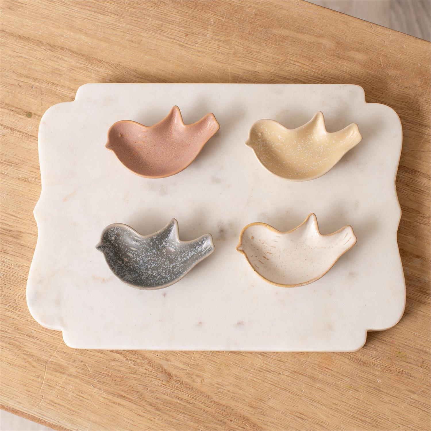 Bird Trinket Dishes (S/4)