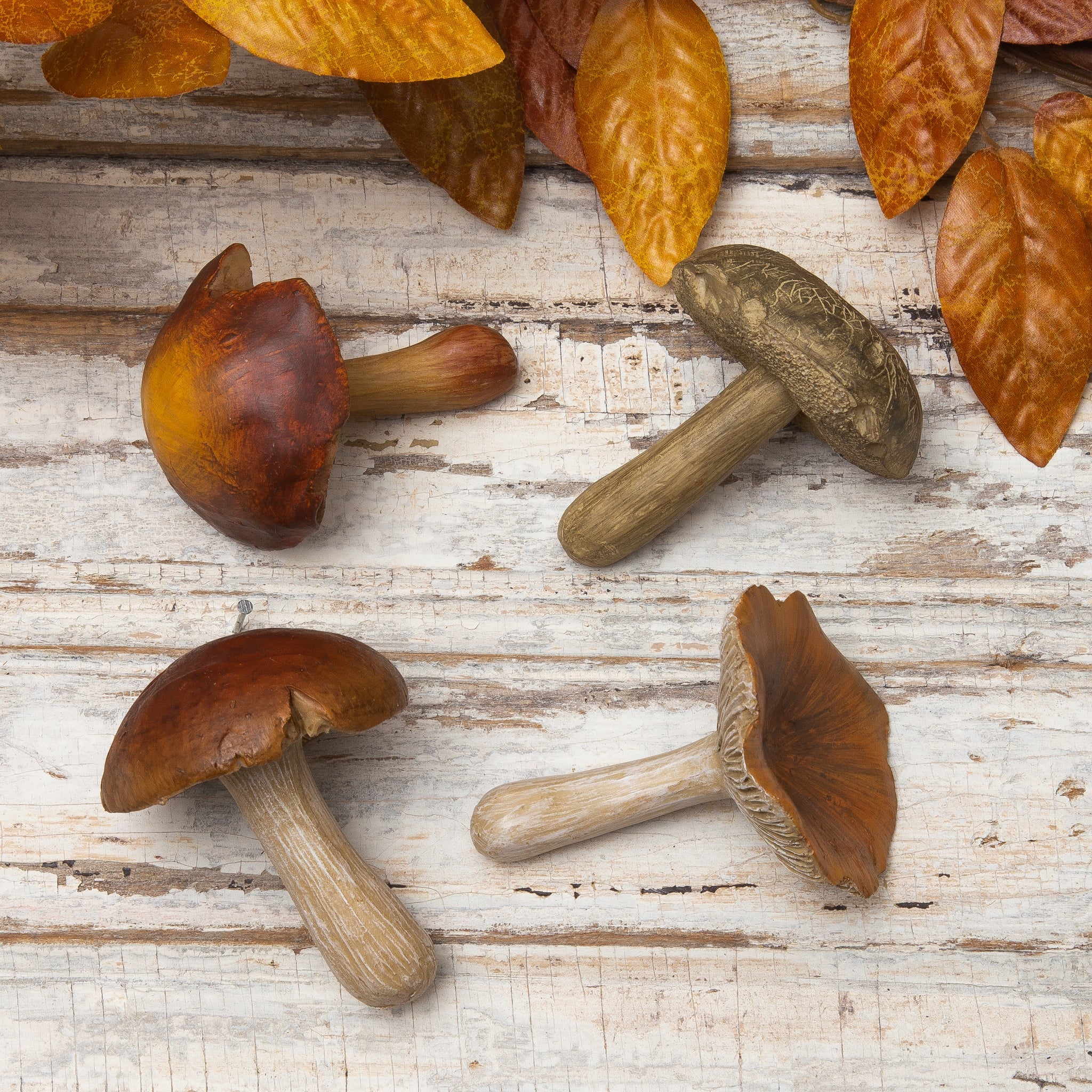 Mushroom Figures (S/4)