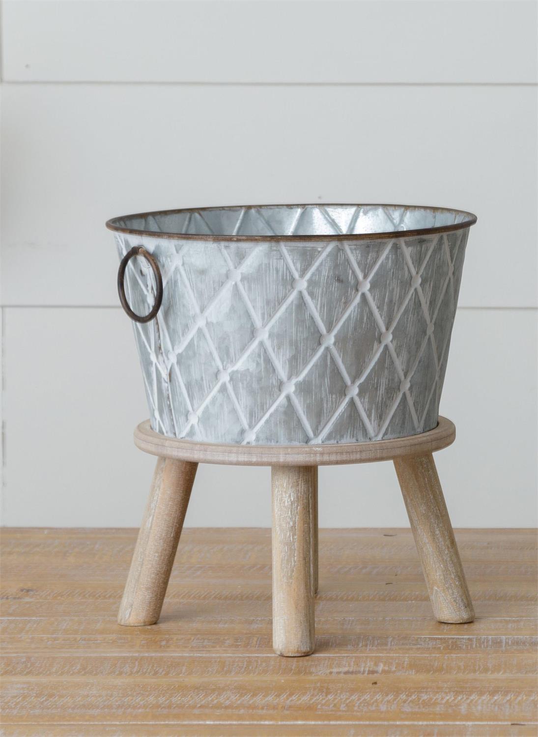 Planter On Stand, Lg